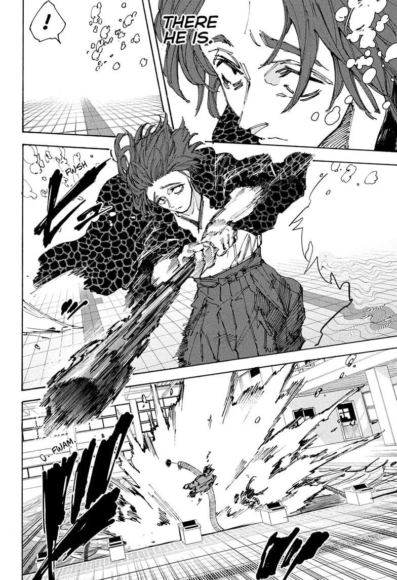 Sakamoto fight scene Chapter 233