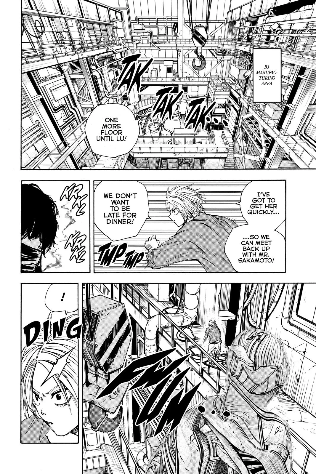 Sakamoto fight scene Chapter 27