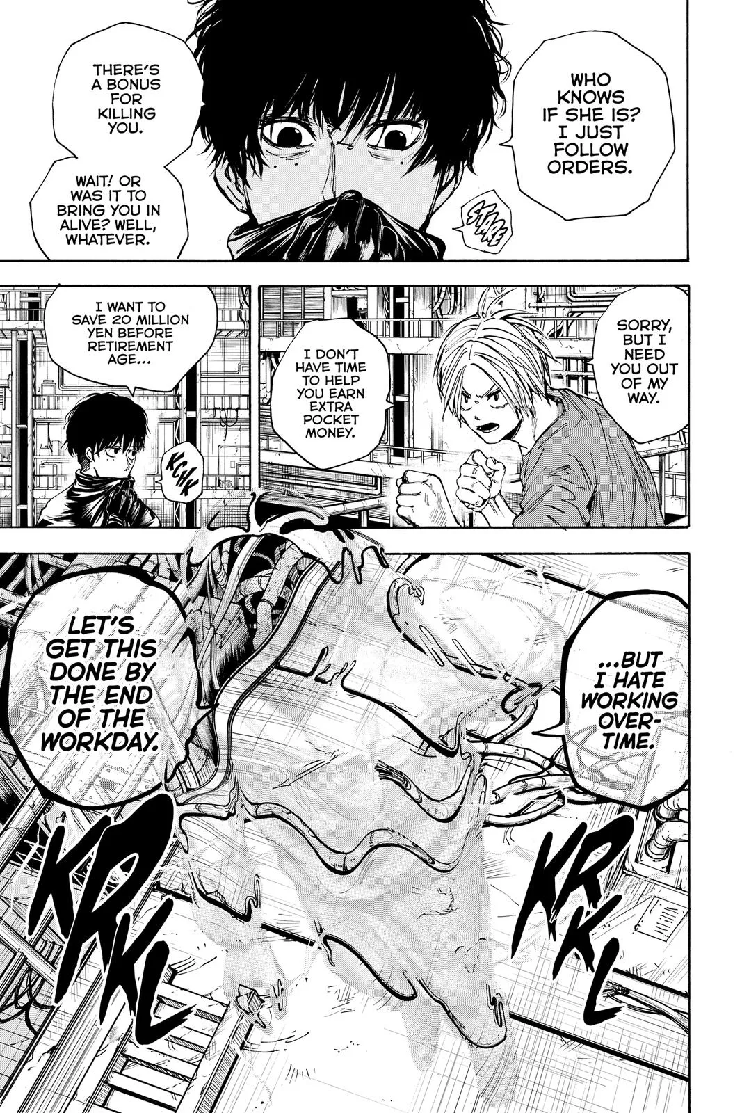 Sakamoto Days chapter 27 manga panel
