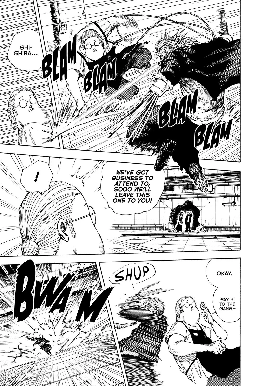 Sakamoto fight scene Chapter 27