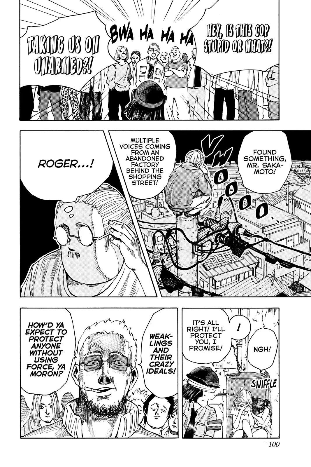 Sakamoto fight scene Chapter 3