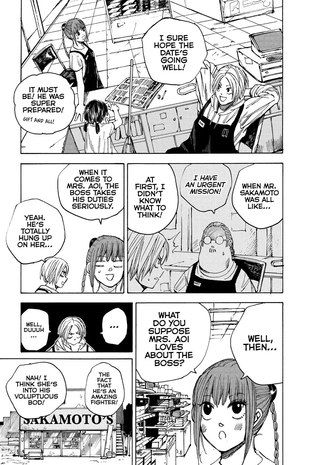 Sakamoto Days chapter 33 manga panel