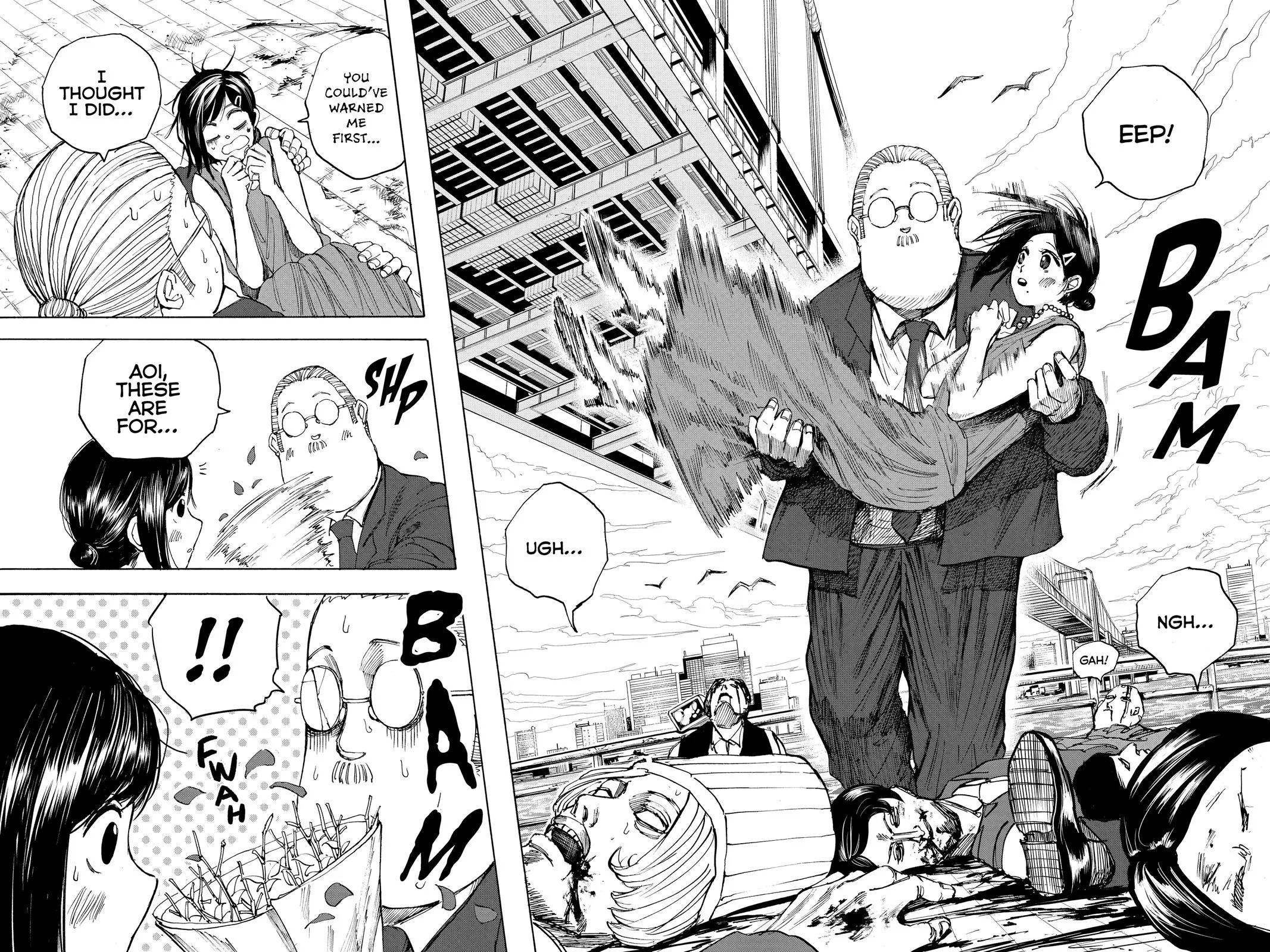 Sakamoto fight scene Chapter 33