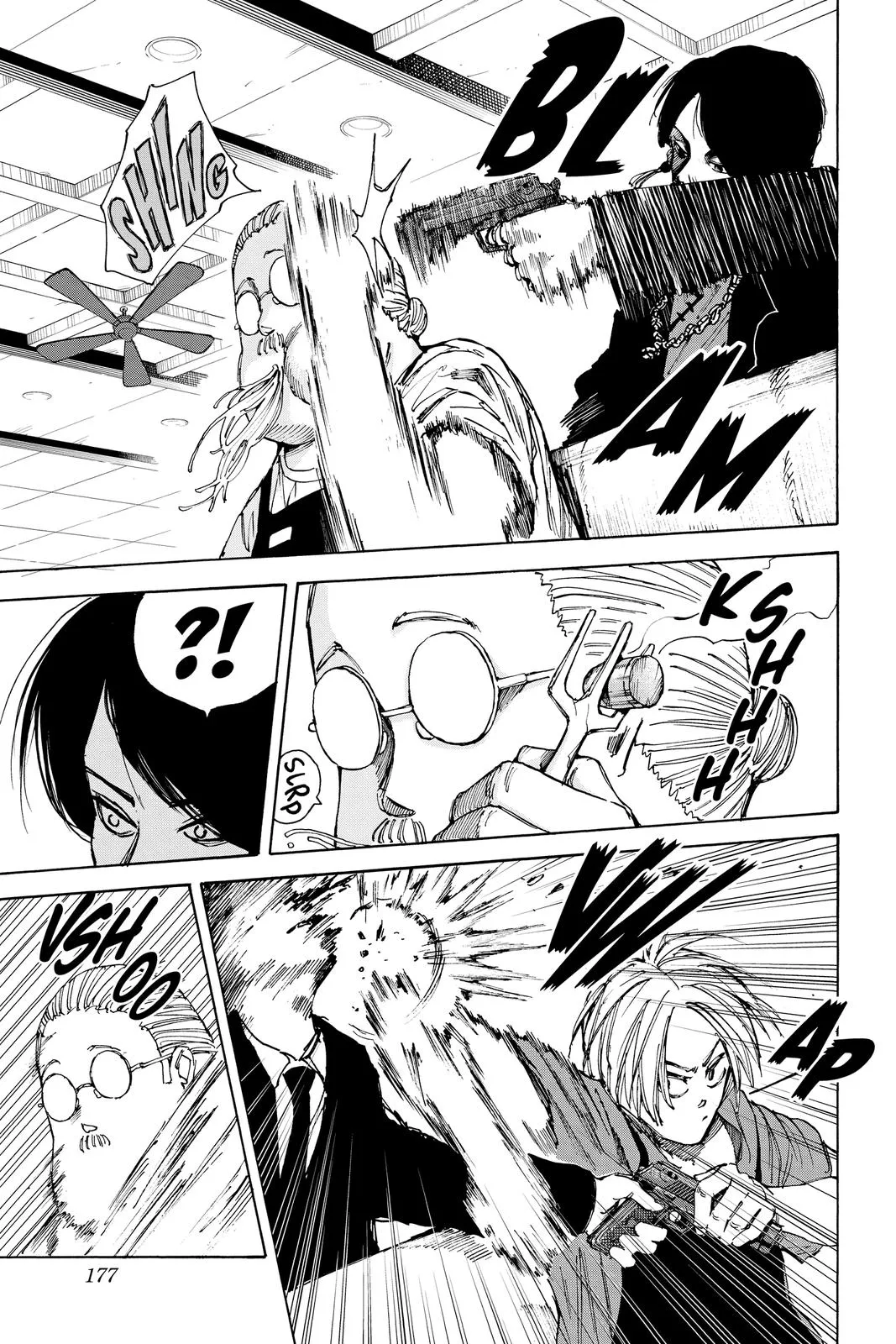 Sakamoto fight scene Chapter 34
