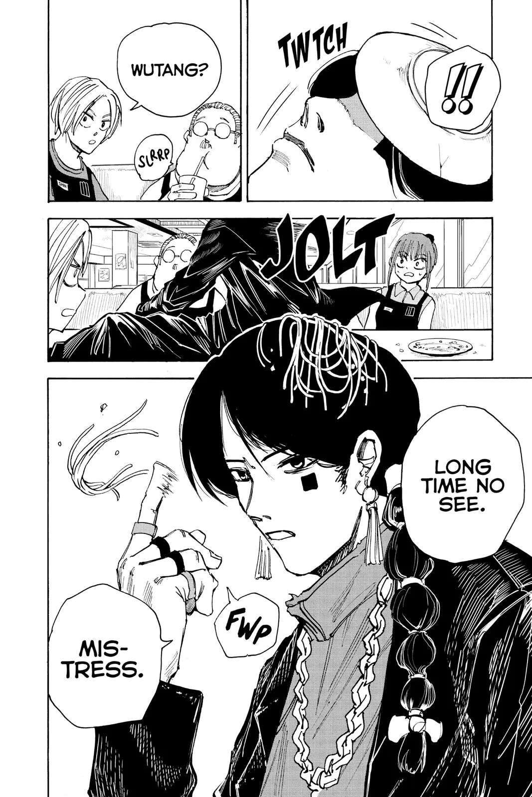 Sakamoto Days chapter 34 manga panel