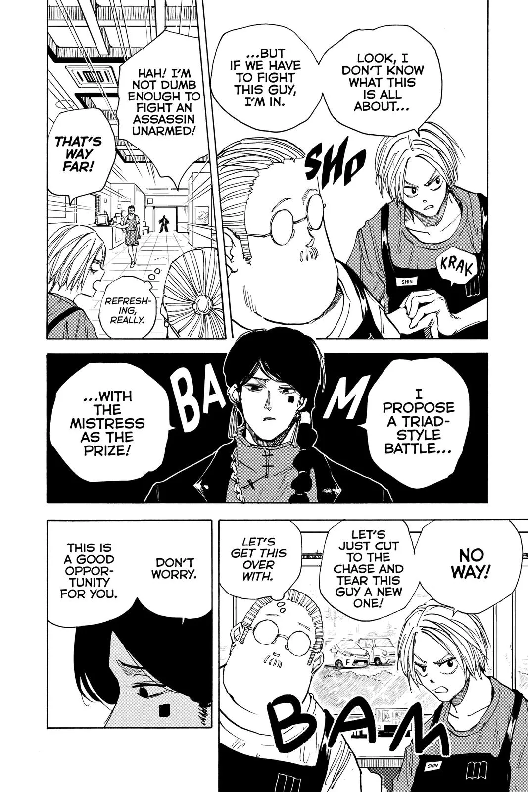 Sakamoto fight scene Chapter 34