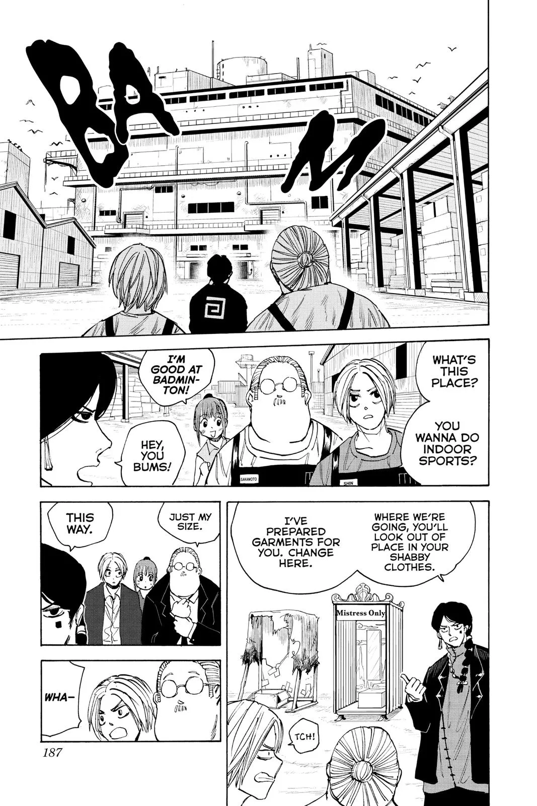 Sakamoto Days chapter 34 manga panel