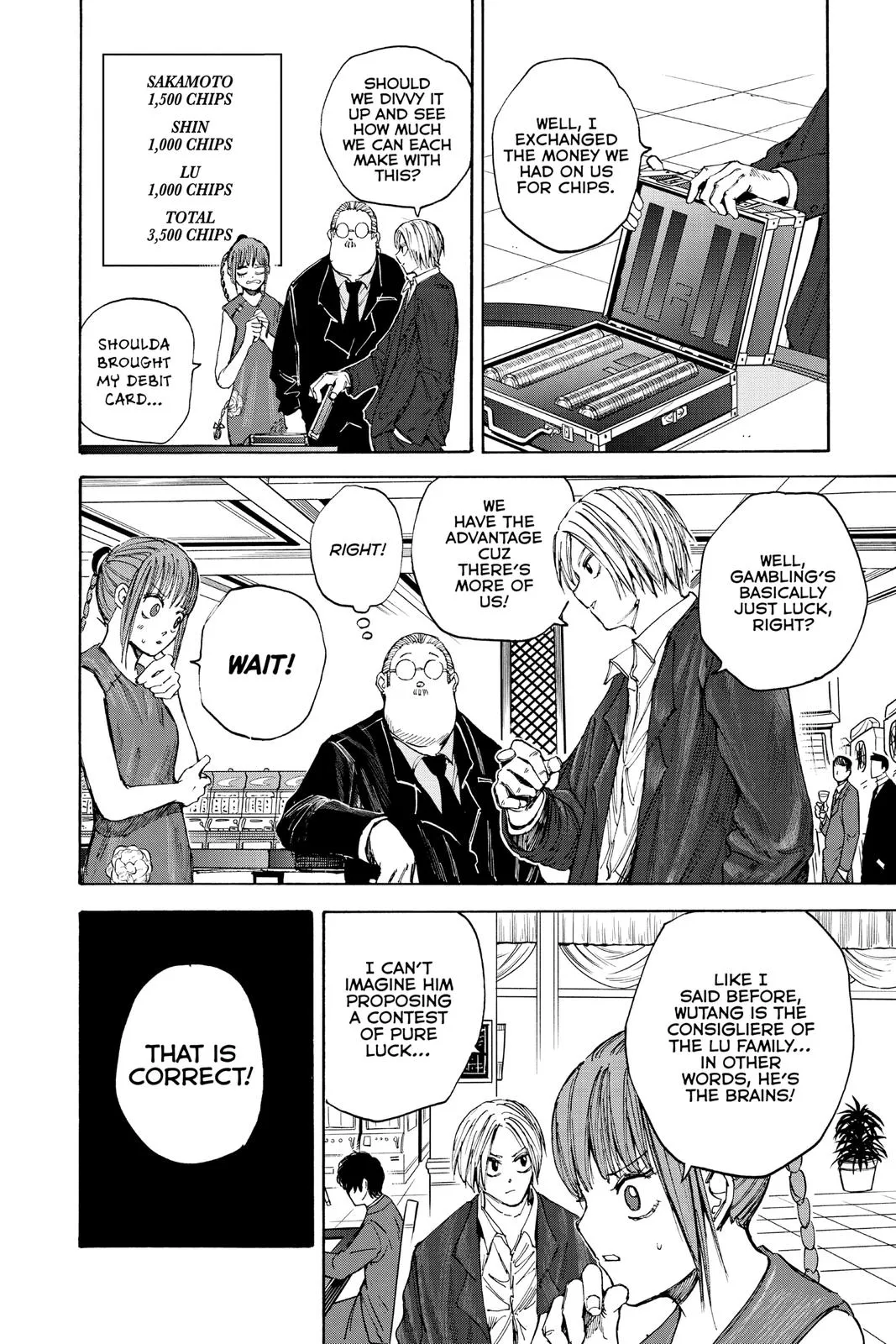 Sakamoto Days chapter 35 manga panel
