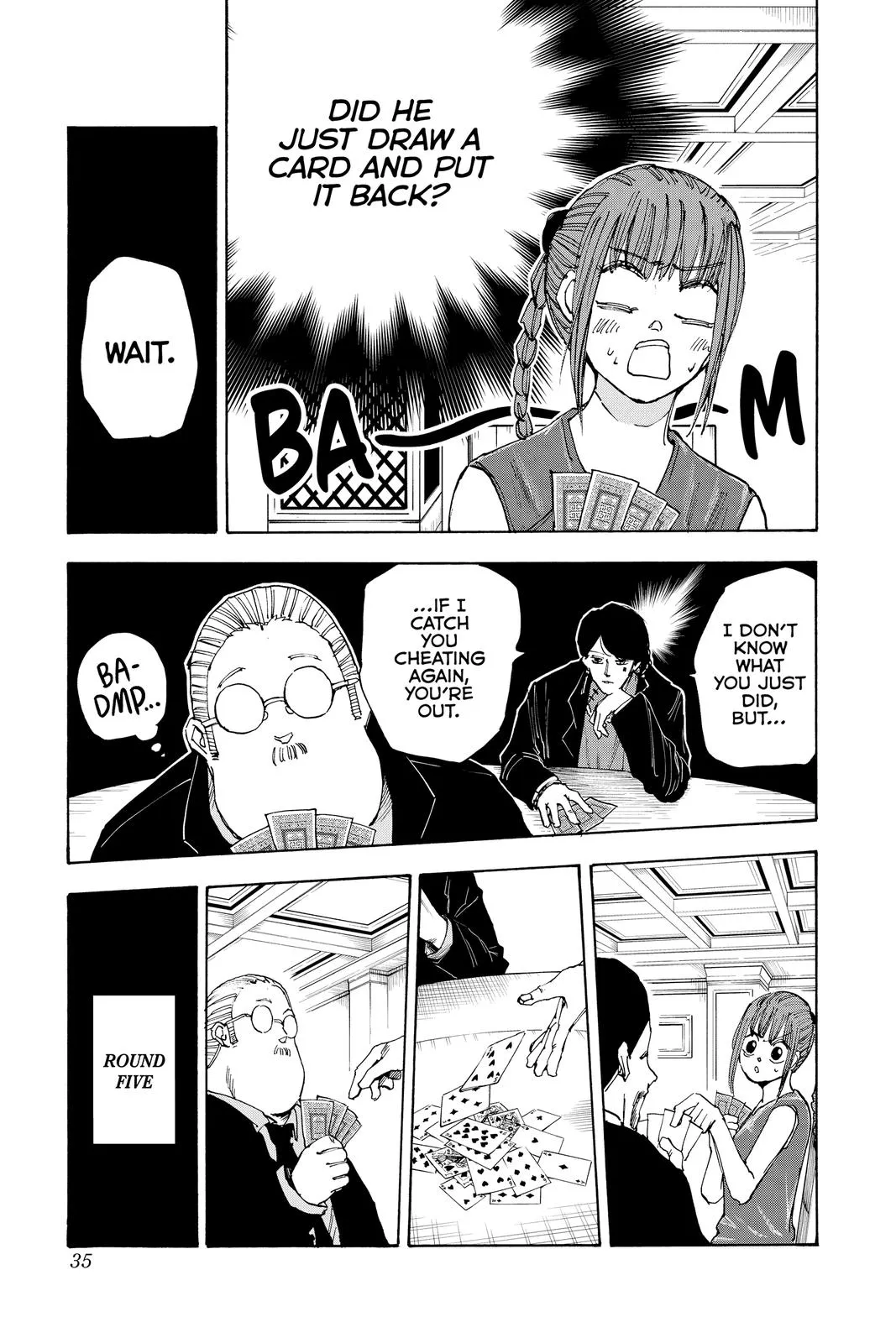 Sakamoto fight scene Chapter 36