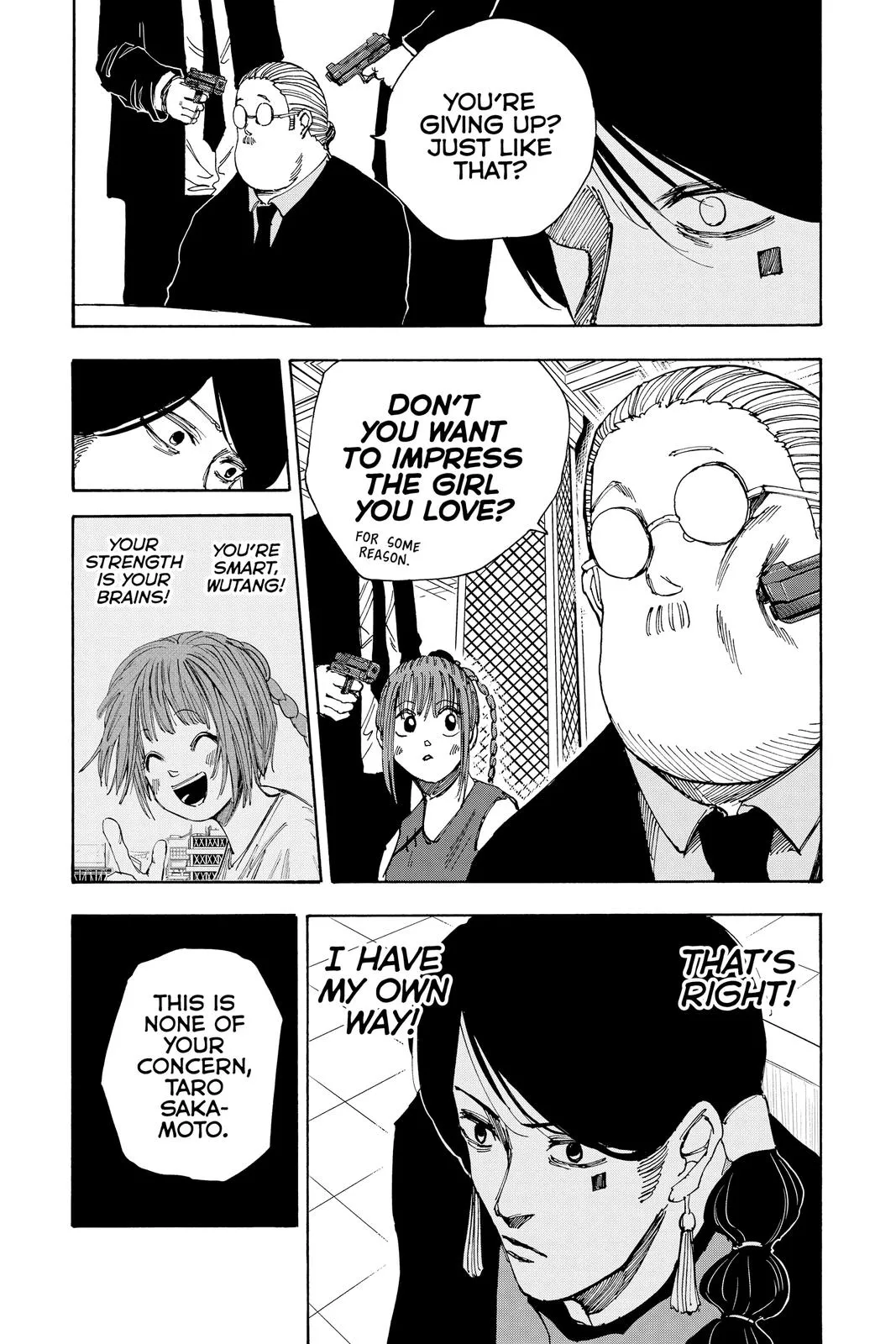 Sakamoto fight scene Chapter 36