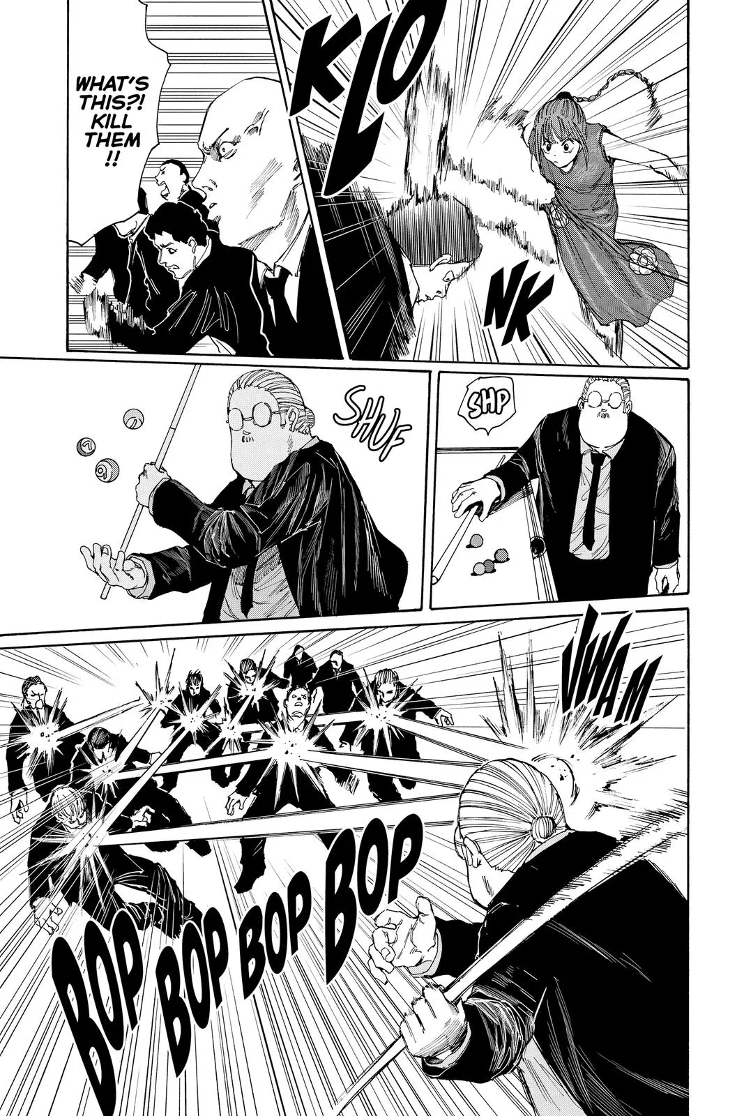 Sakamoto Days chapter 36 manga panel