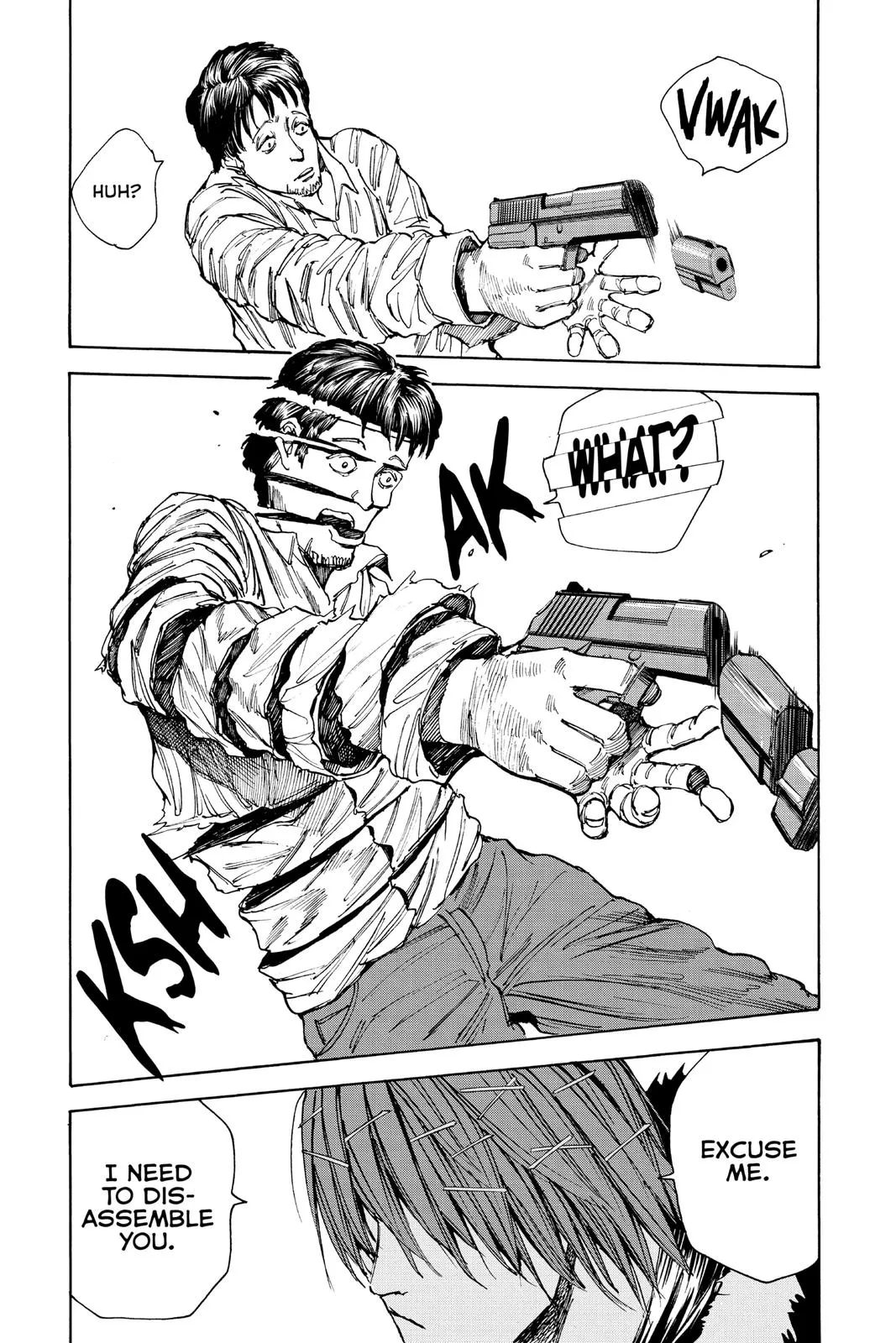 Sakamoto fight scene Chapter 38