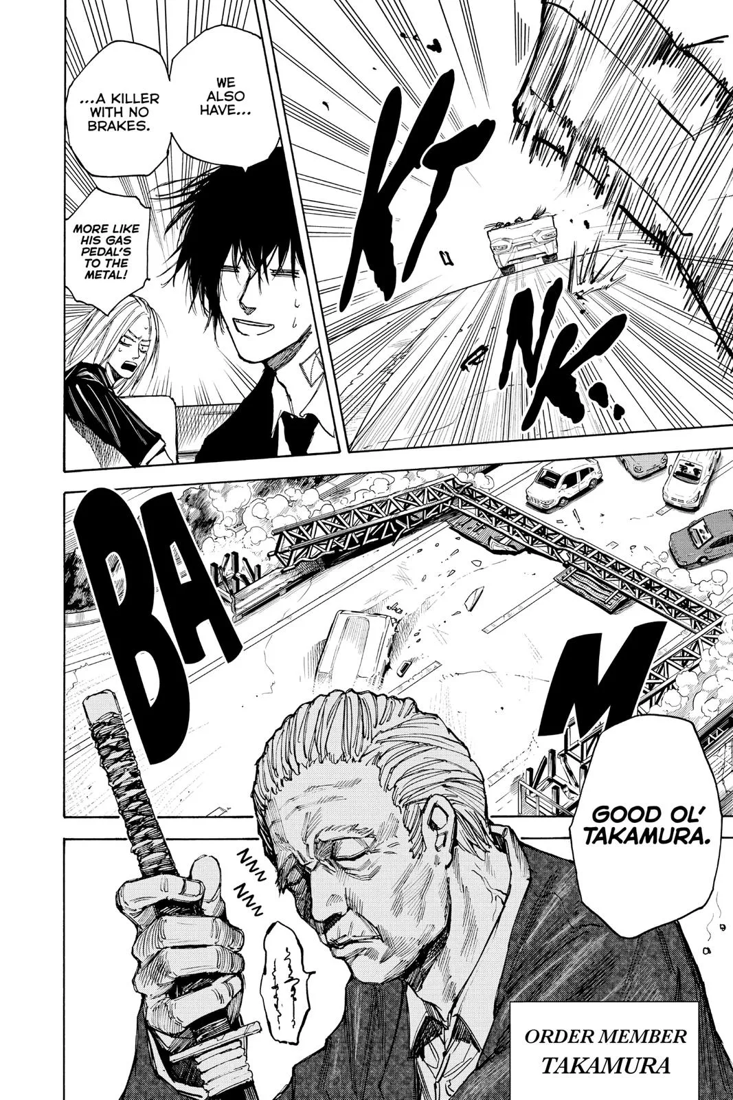 Sakamoto Days chapter 38 manga panel