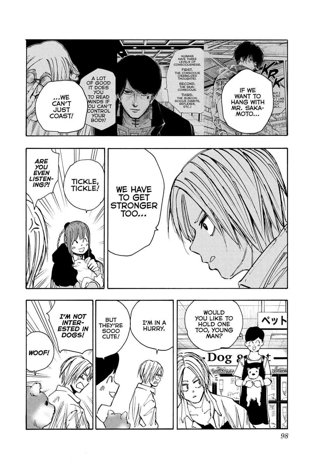 Sakamoto Days chapter 39 manga panel