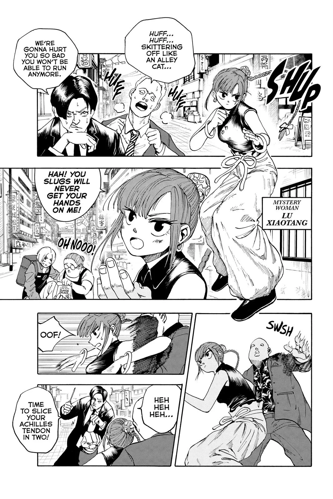 Sakamoto Days chapter 4 manga panel