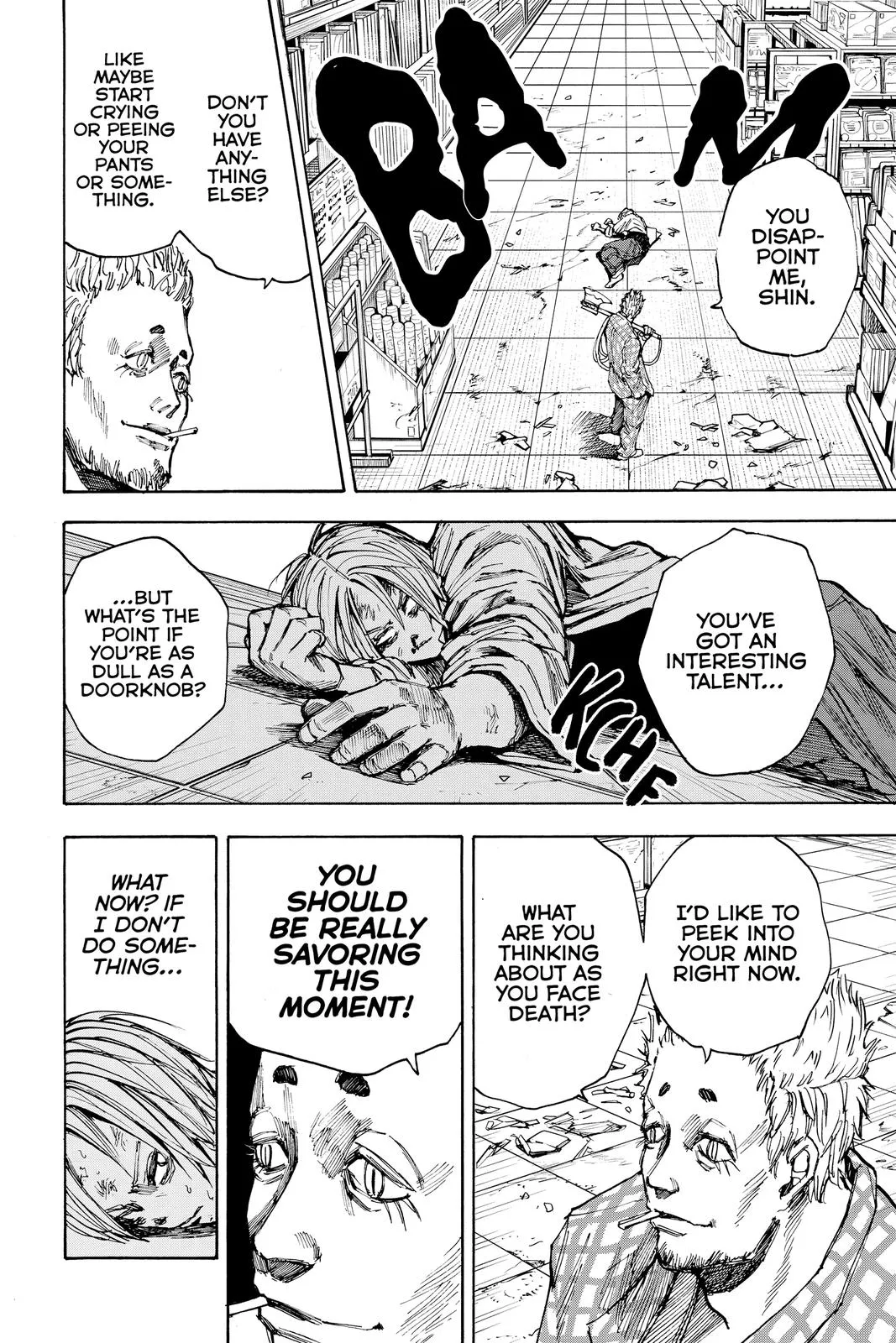 Sakamoto fight scene Chapter 40