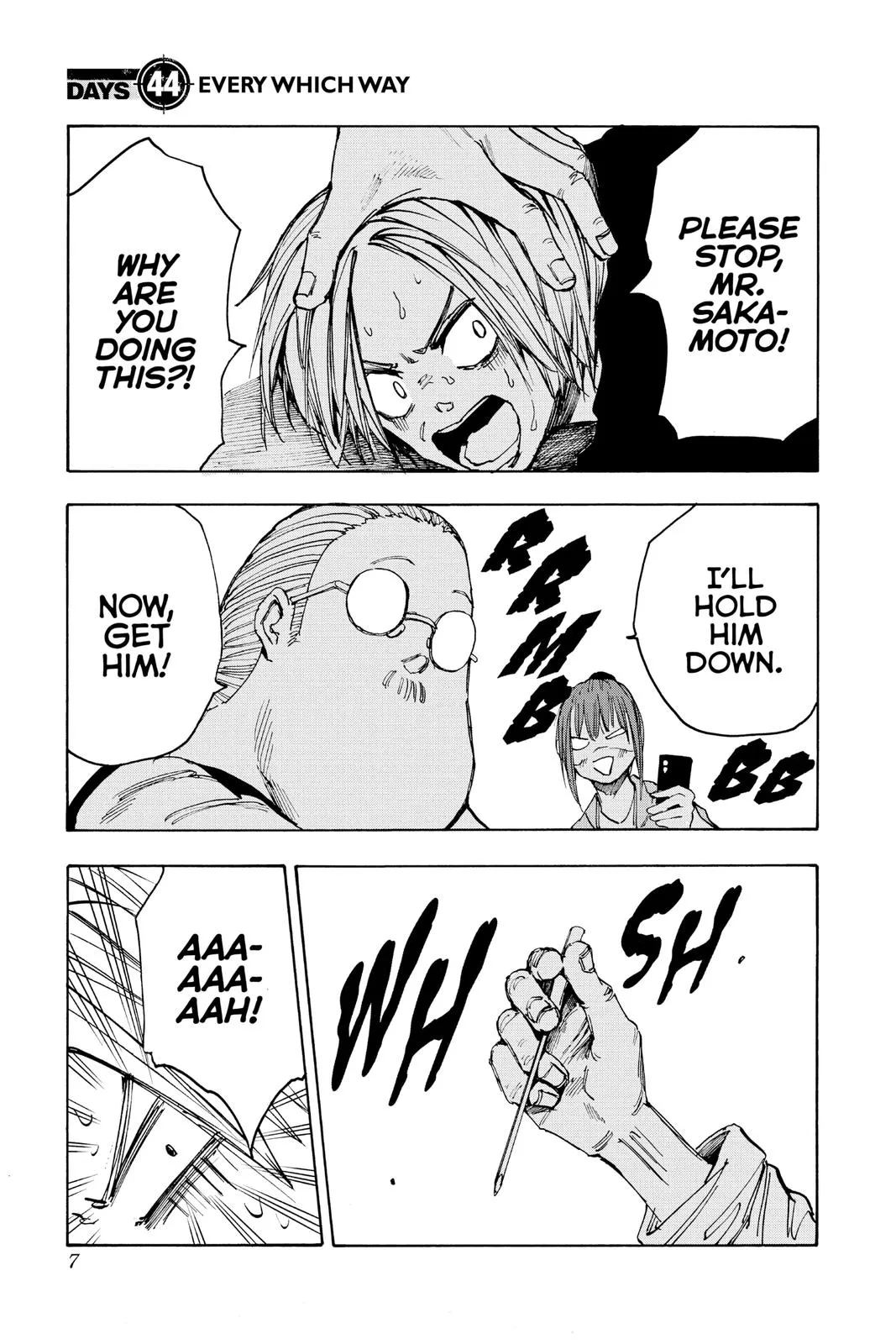 Sakamoto fight scene Chapter 44