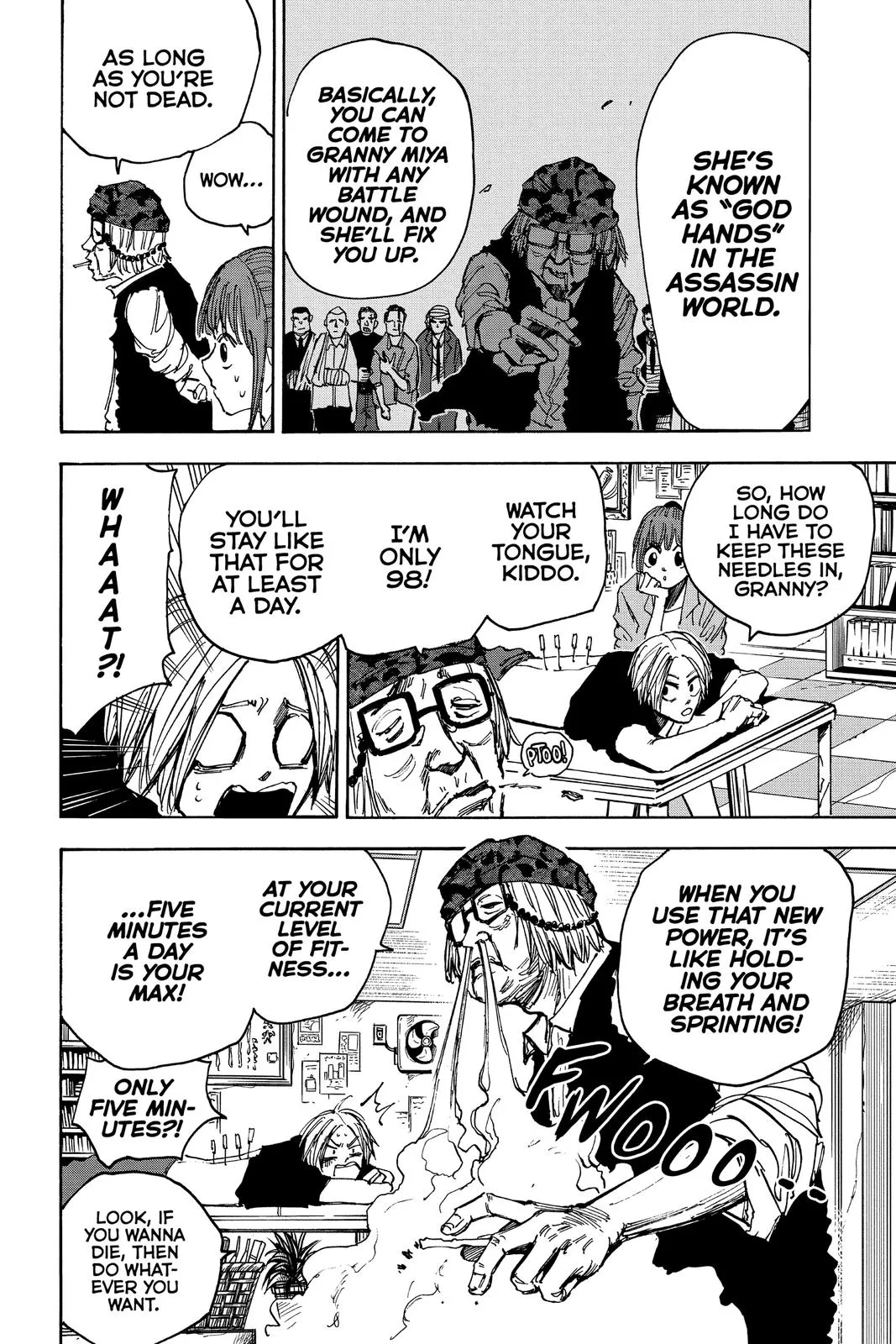 Sakamoto Days chapter 44 manga panel