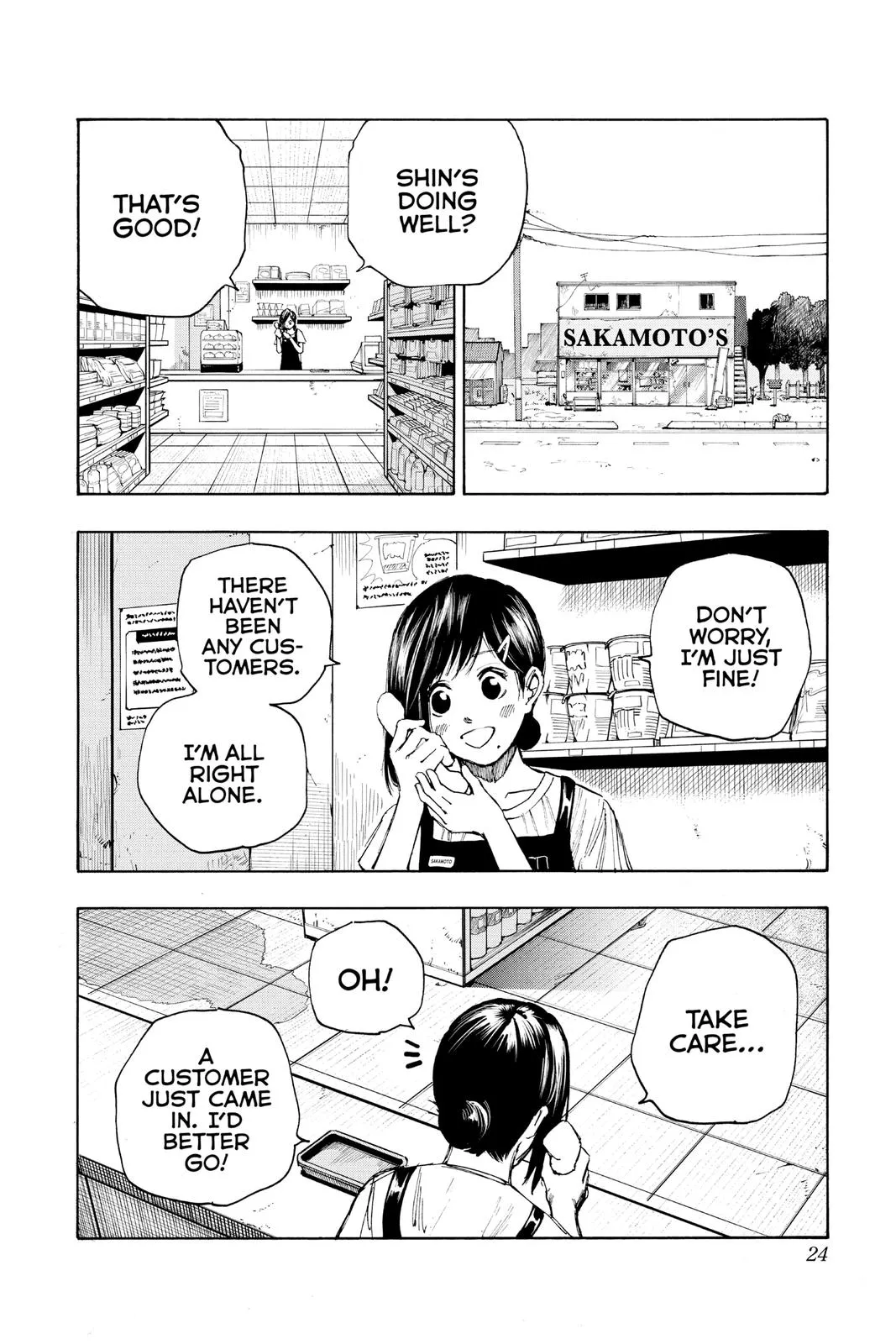 Sakamoto Days chapter 44 manga panel