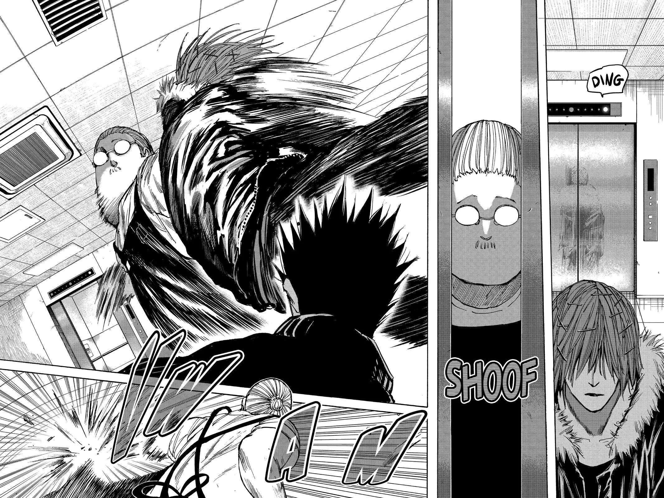 Sakamoto fight scene Chapter 45