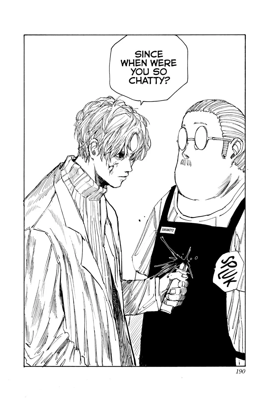 Sakamoto fight scene Chapter 52
