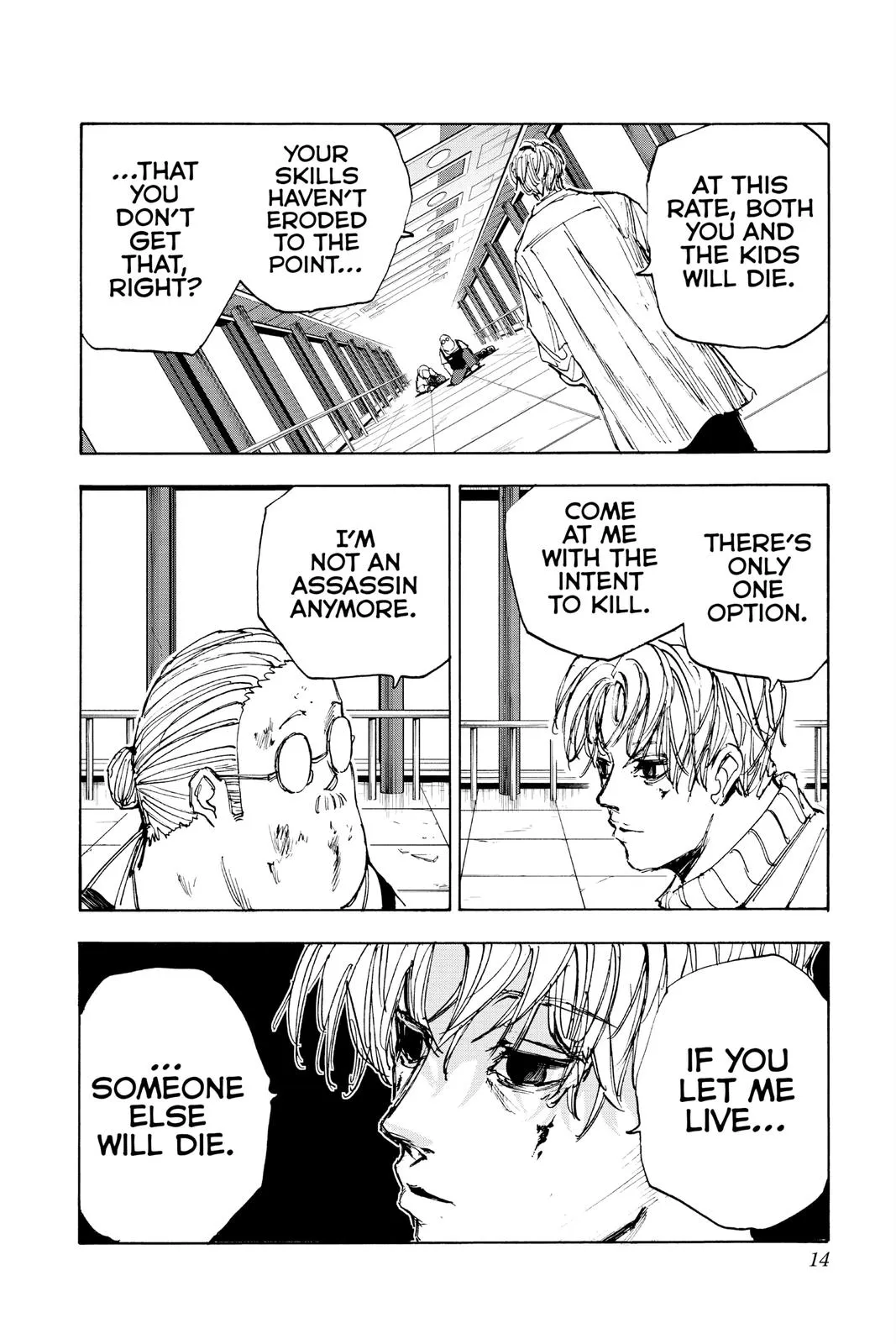 Sakamoto fight scene Chapter 53