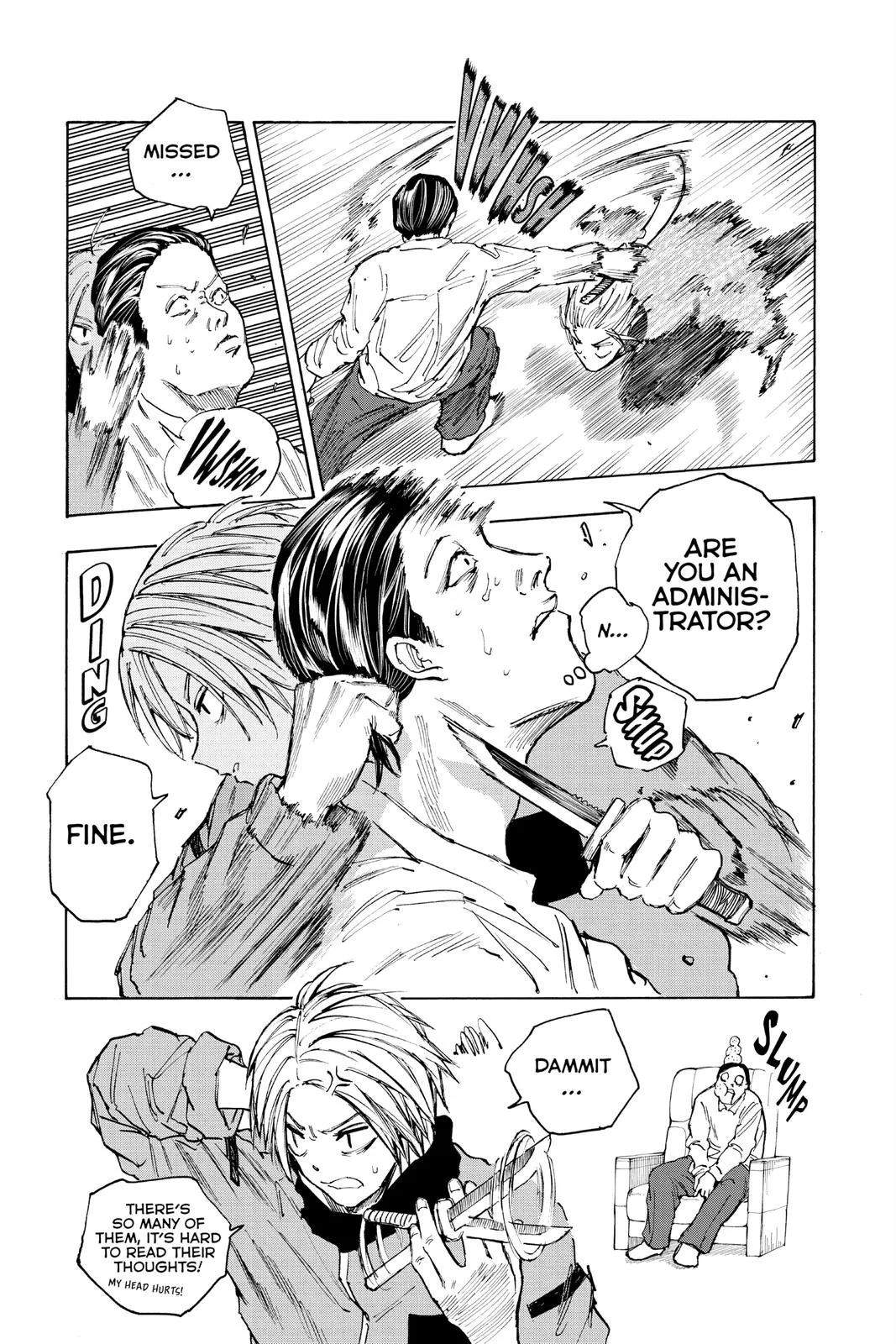 Sakamoto fight scene Chapter 57