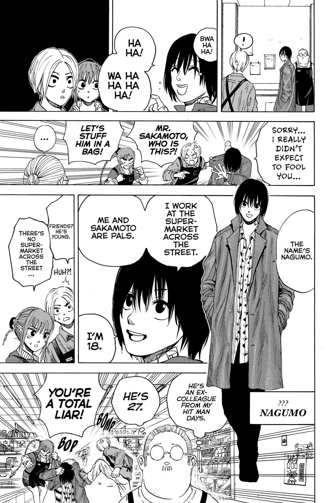 Sakamoto fight scene Chapter 6