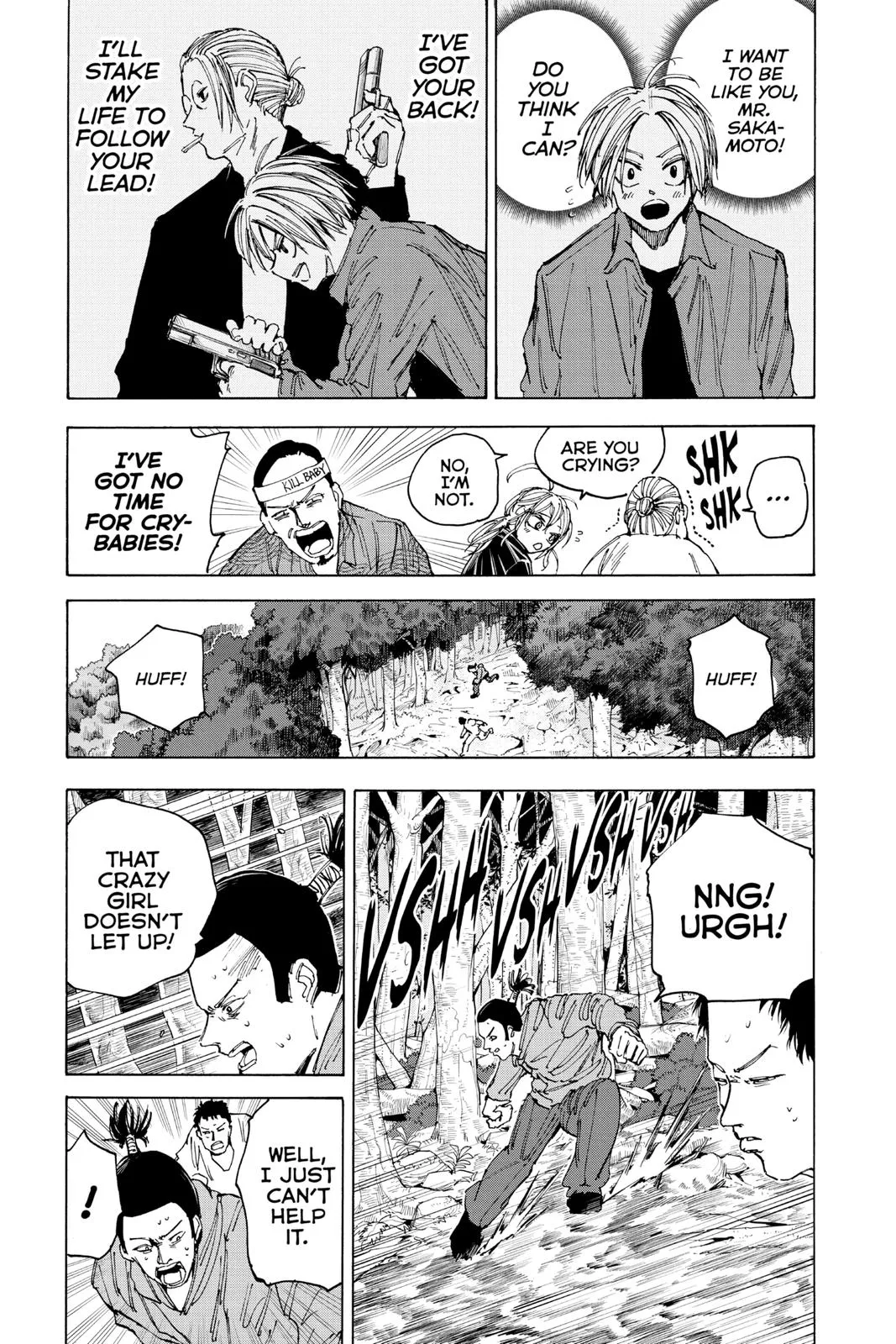 Sakamoto fight scene Chapter 63