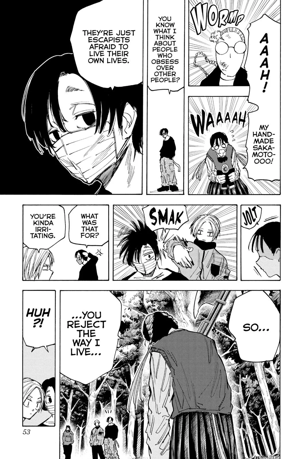 Sakamoto fight scene Chapter 64