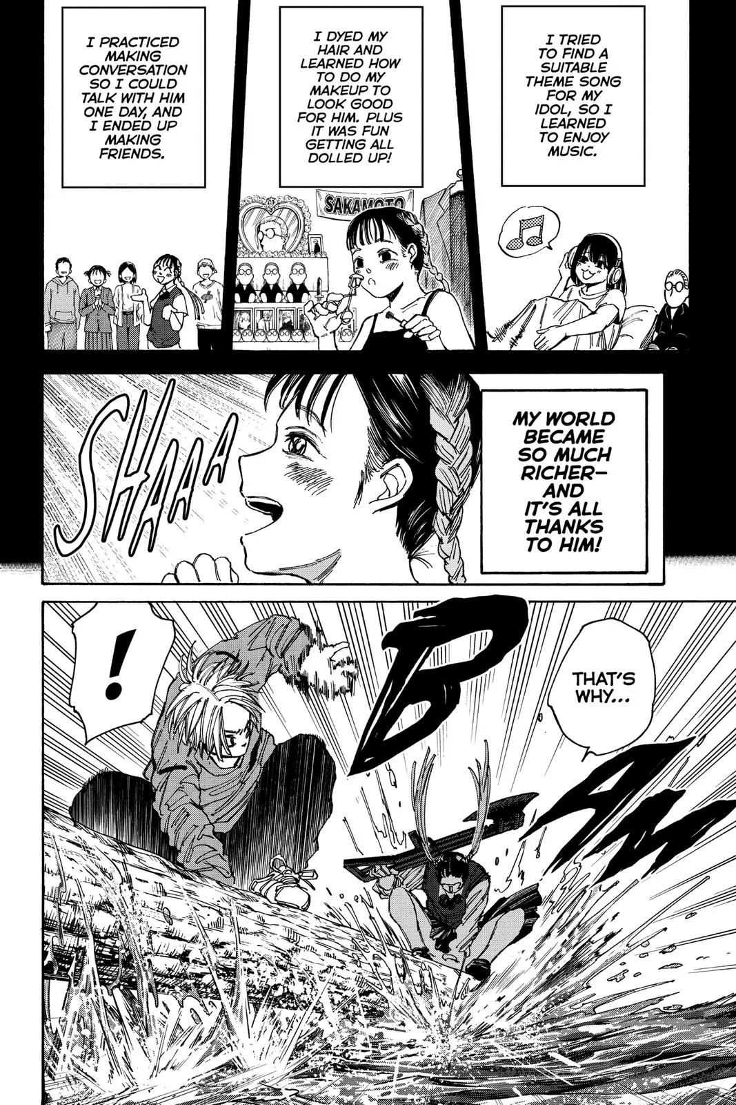 Sakamoto Days chapter 65 manga panel
