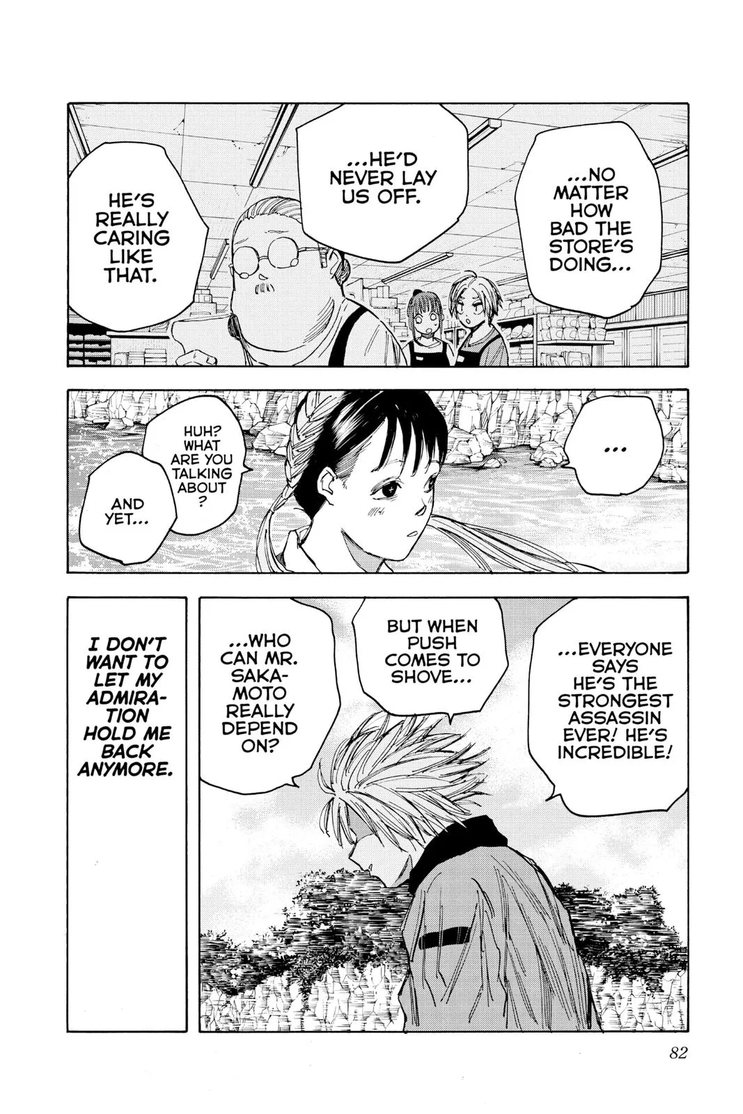 Sakamoto fight scene Chapter 65