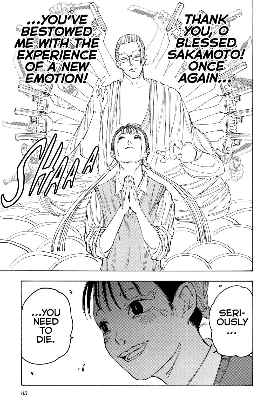 Sakamoto Days chapter 65 manga panel