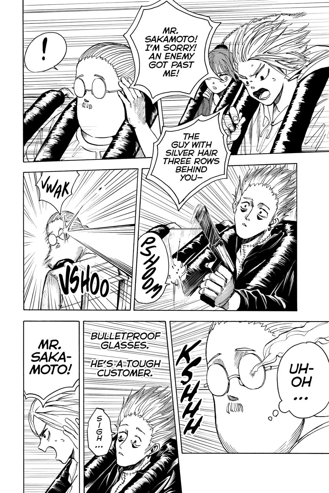 Sakamoto fight scene Chapter 7