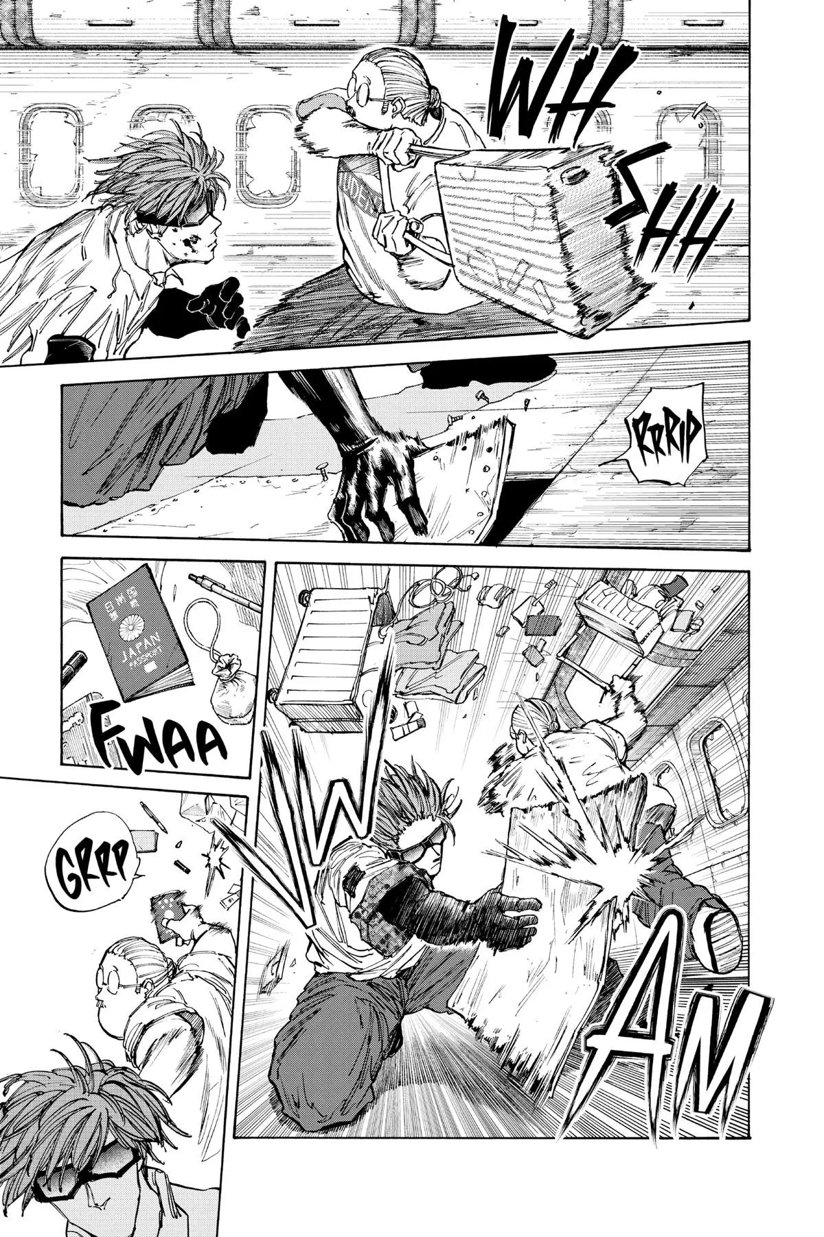 Sakamoto fight scene Chapter 71