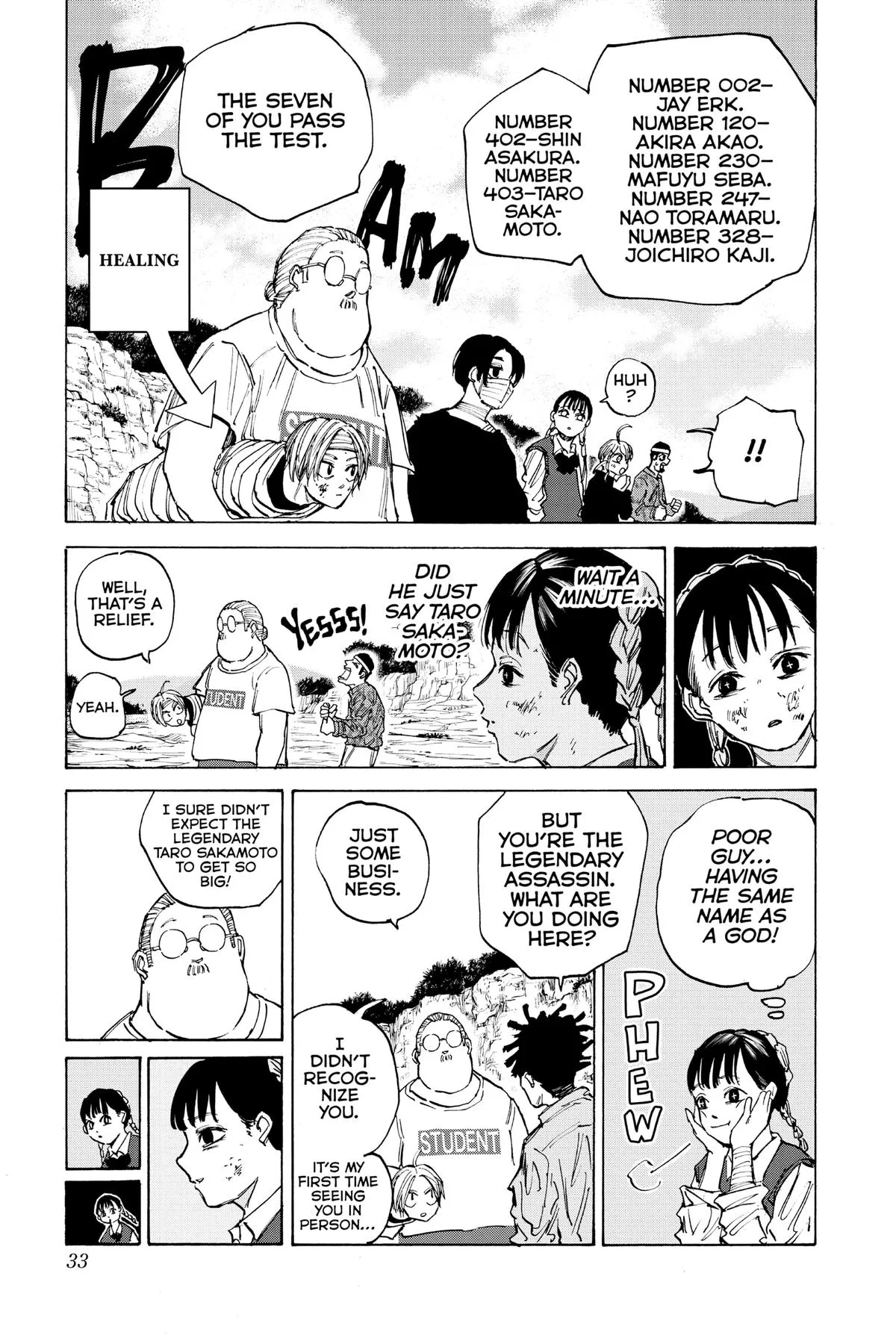 Sakamoto Days chapter 72 manga panel