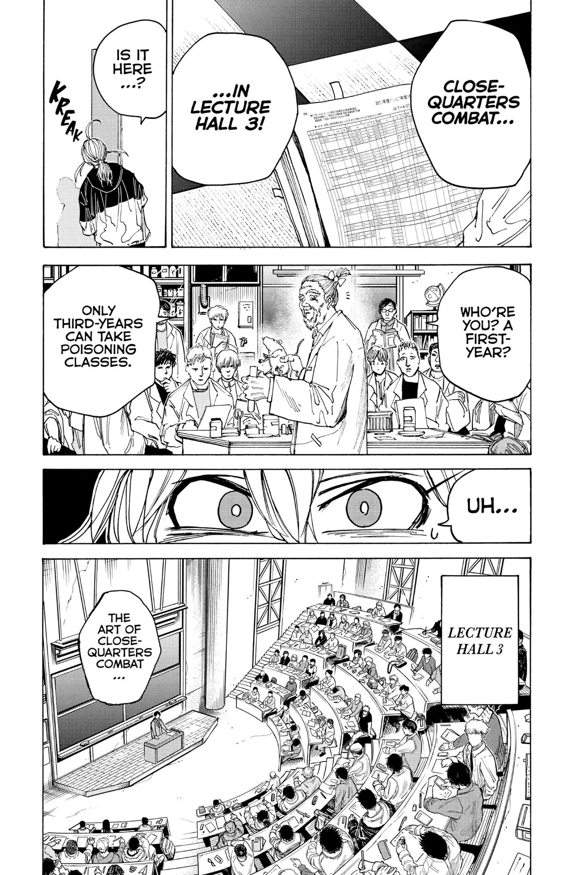 Sakamoto Days chapter 74 manga panel