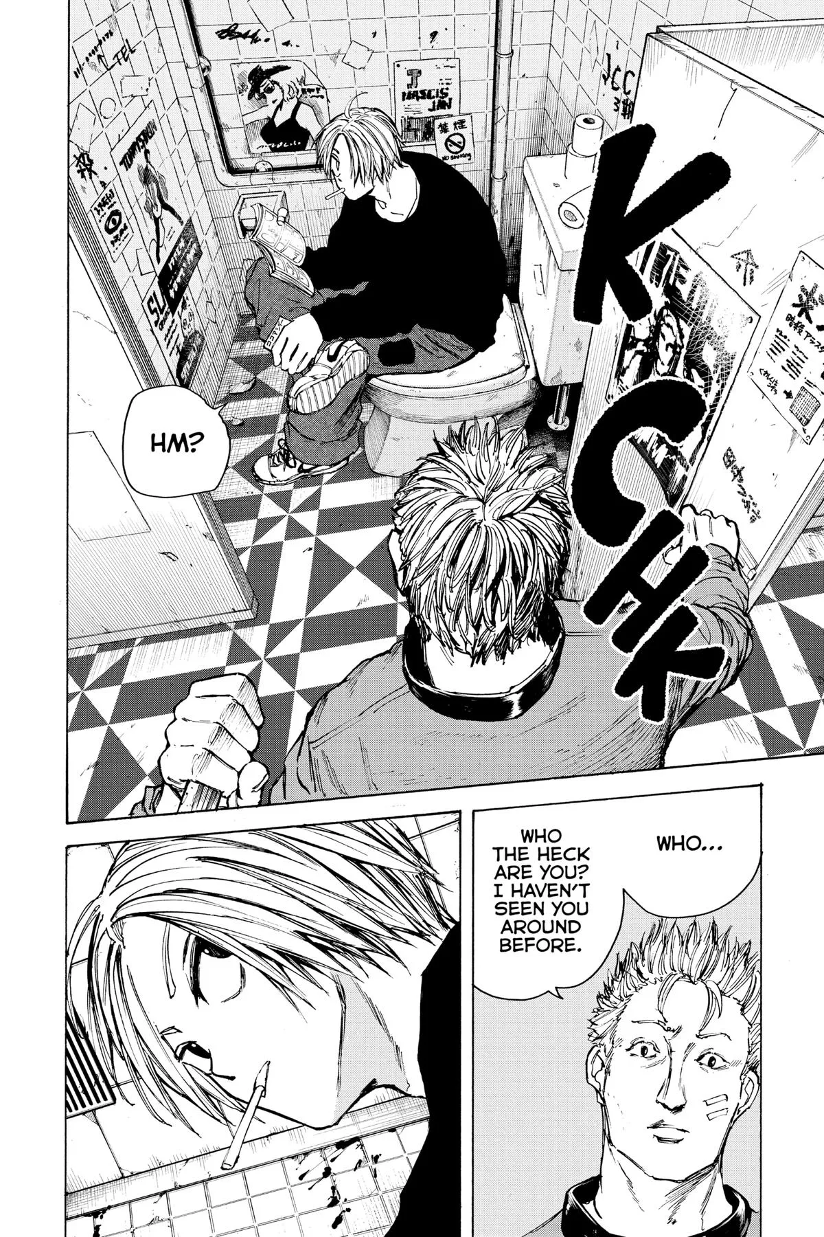 Sakamoto fight scene Chapter 75