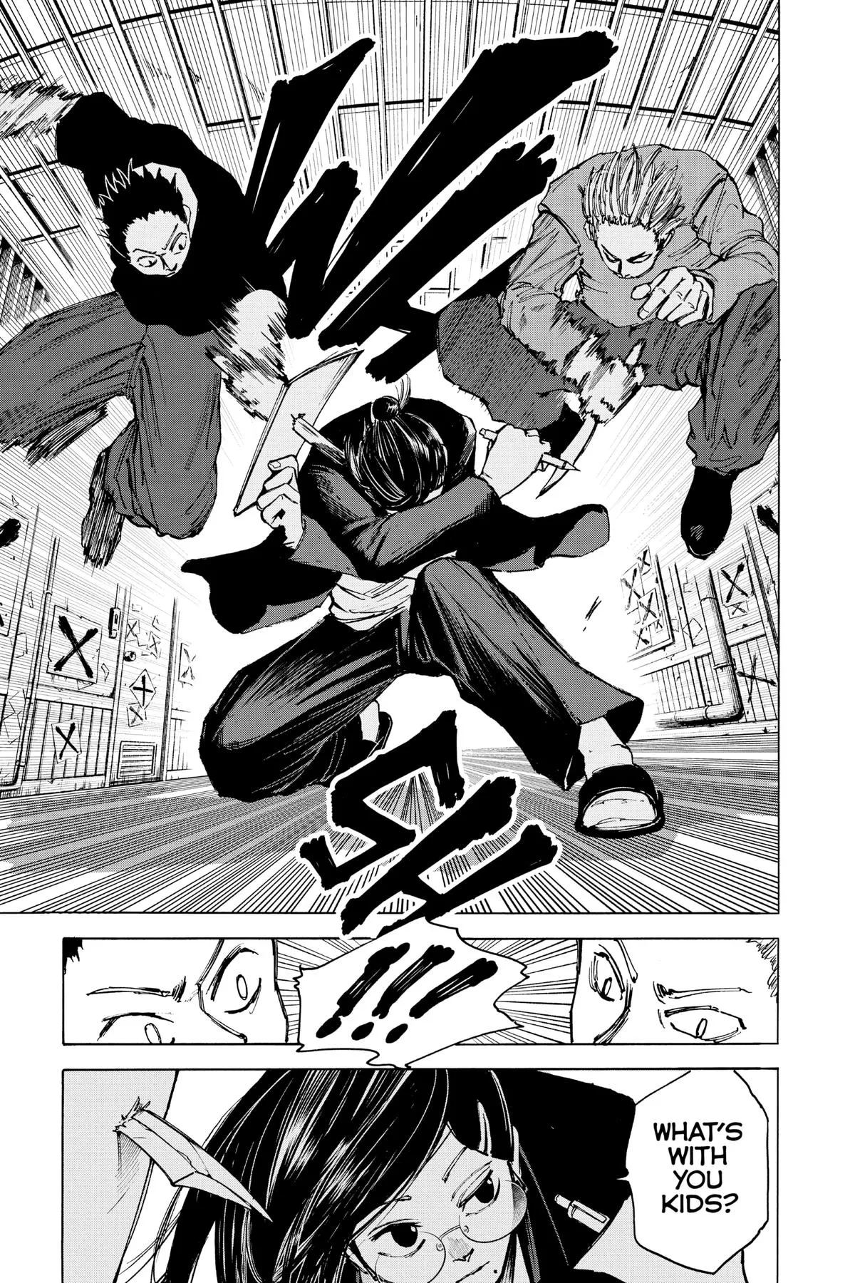 Sakamoto fight scene Chapter 76