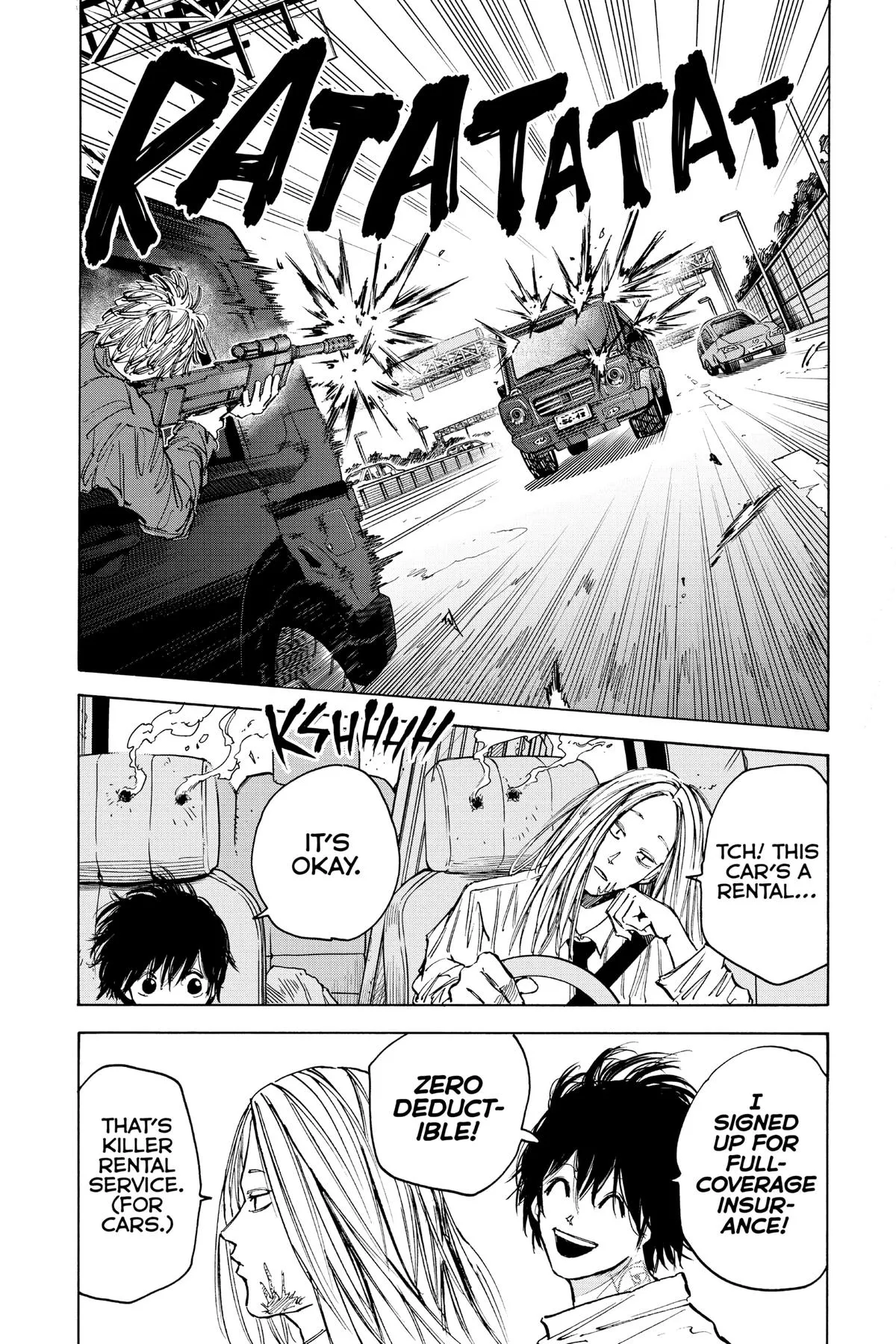 Sakamoto fight scene Chapter 77