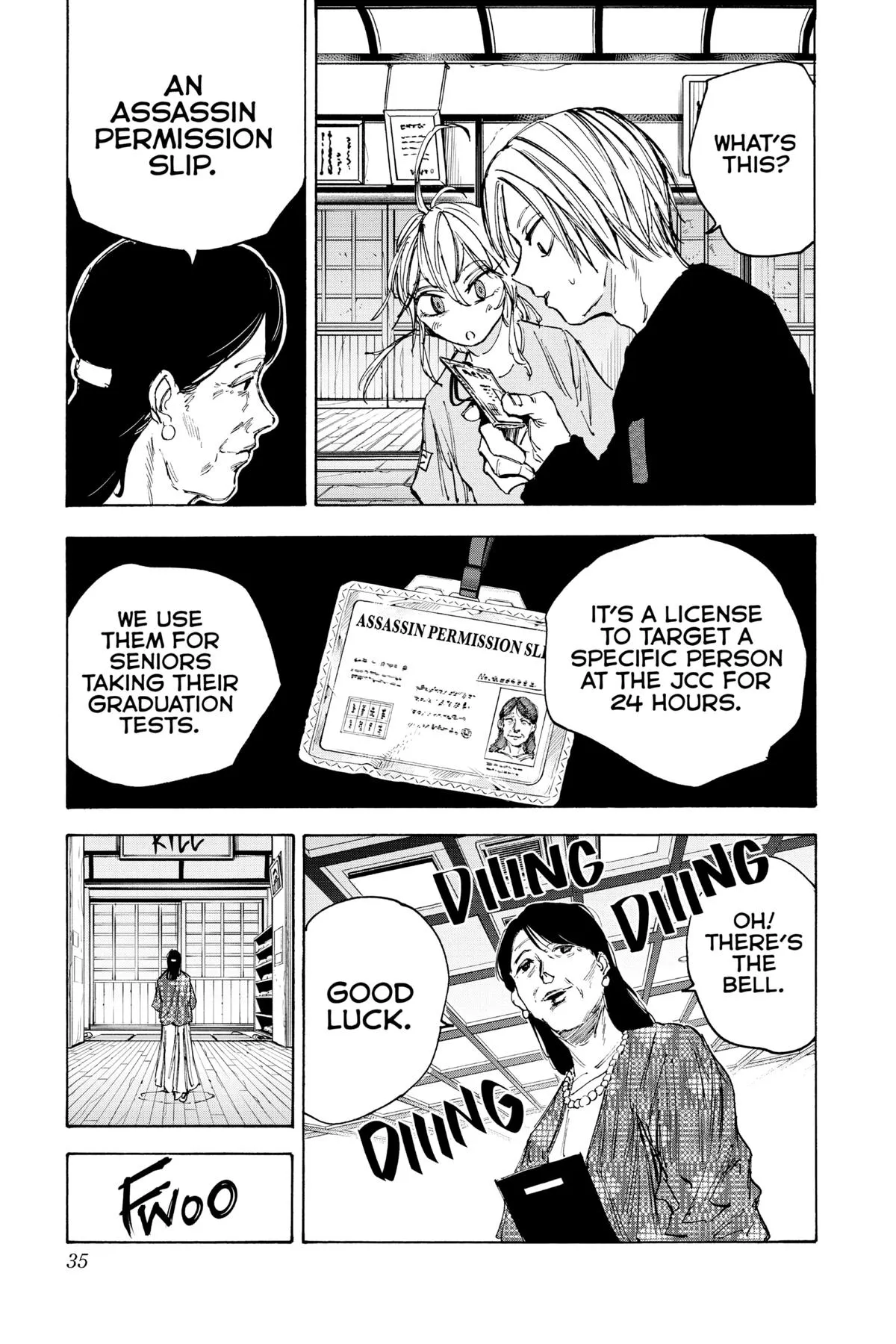Sakamoto fight scene Chapter 81