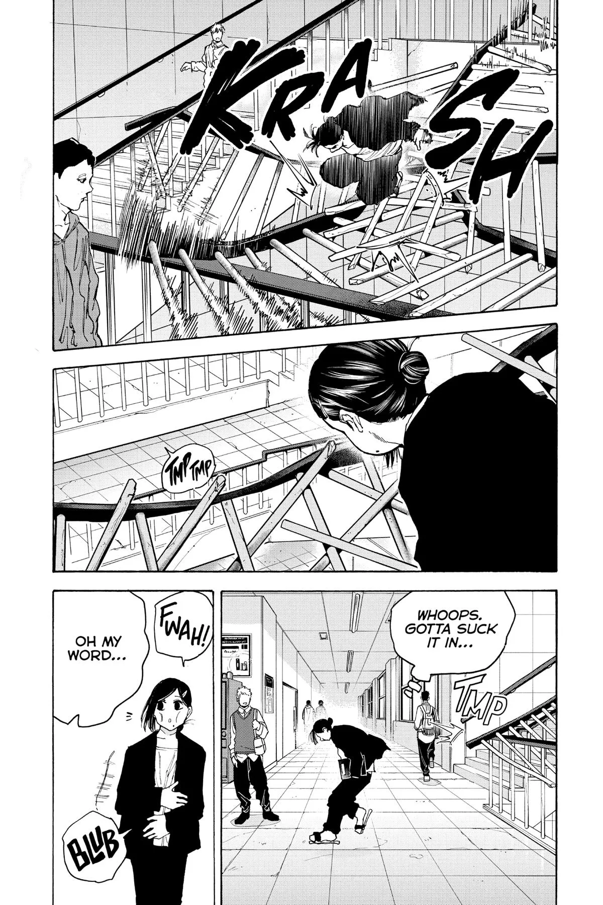Sakamoto fight scene Chapter 85