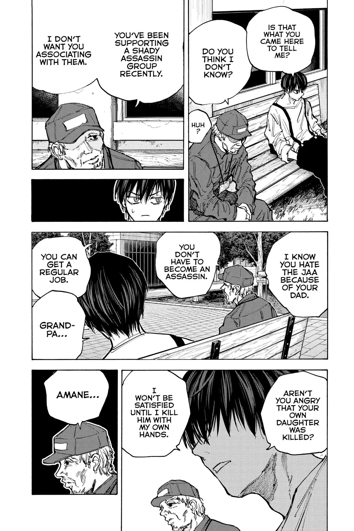 Sakamoto fight scene Chapter 87