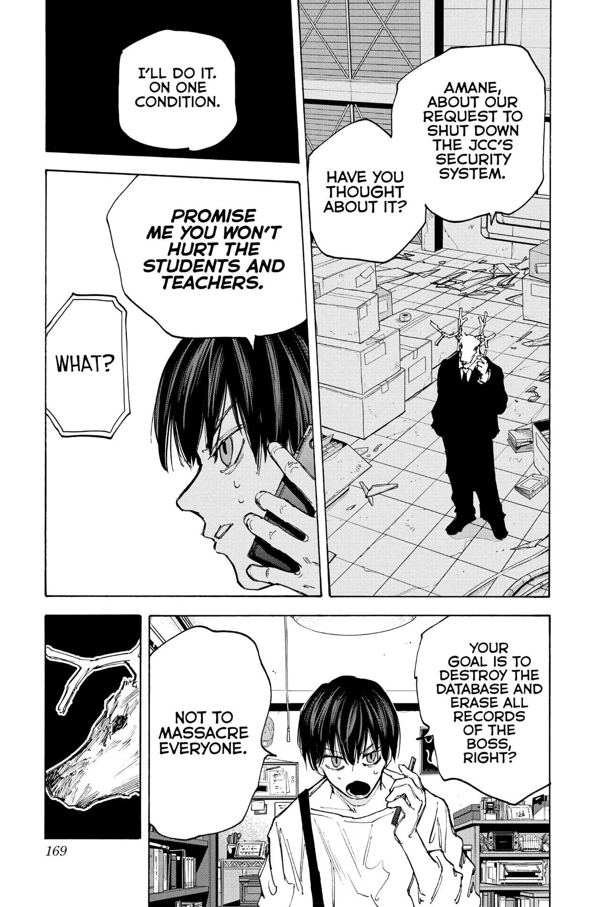 Sakamoto Days chapter 87 manga panel