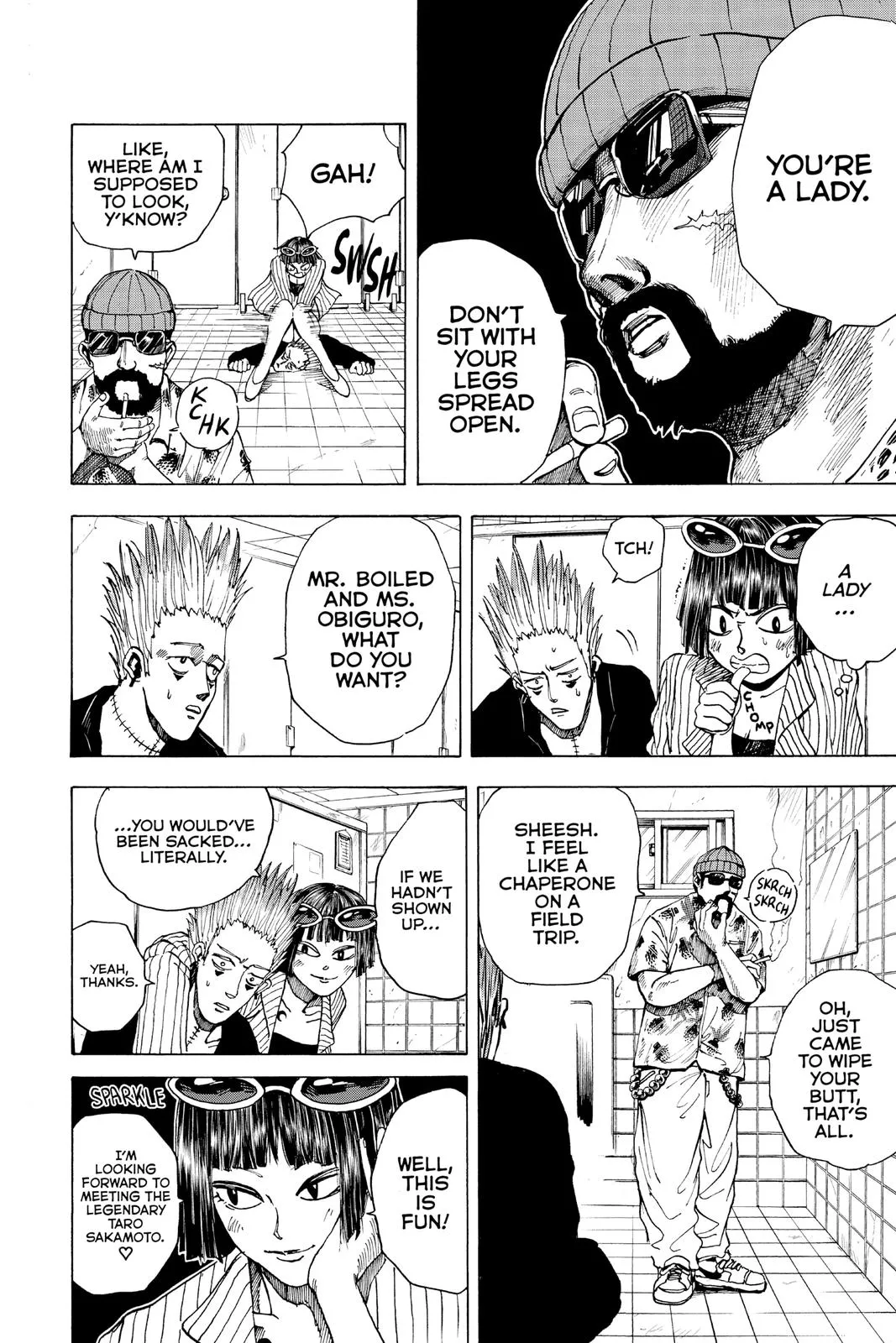 Sakamoto fight scene Chapter 9