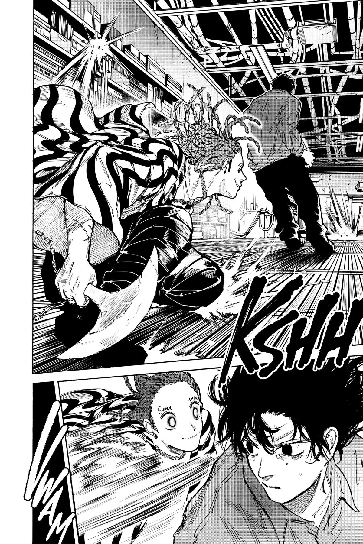 Sakamoto fight scene Chapter 93