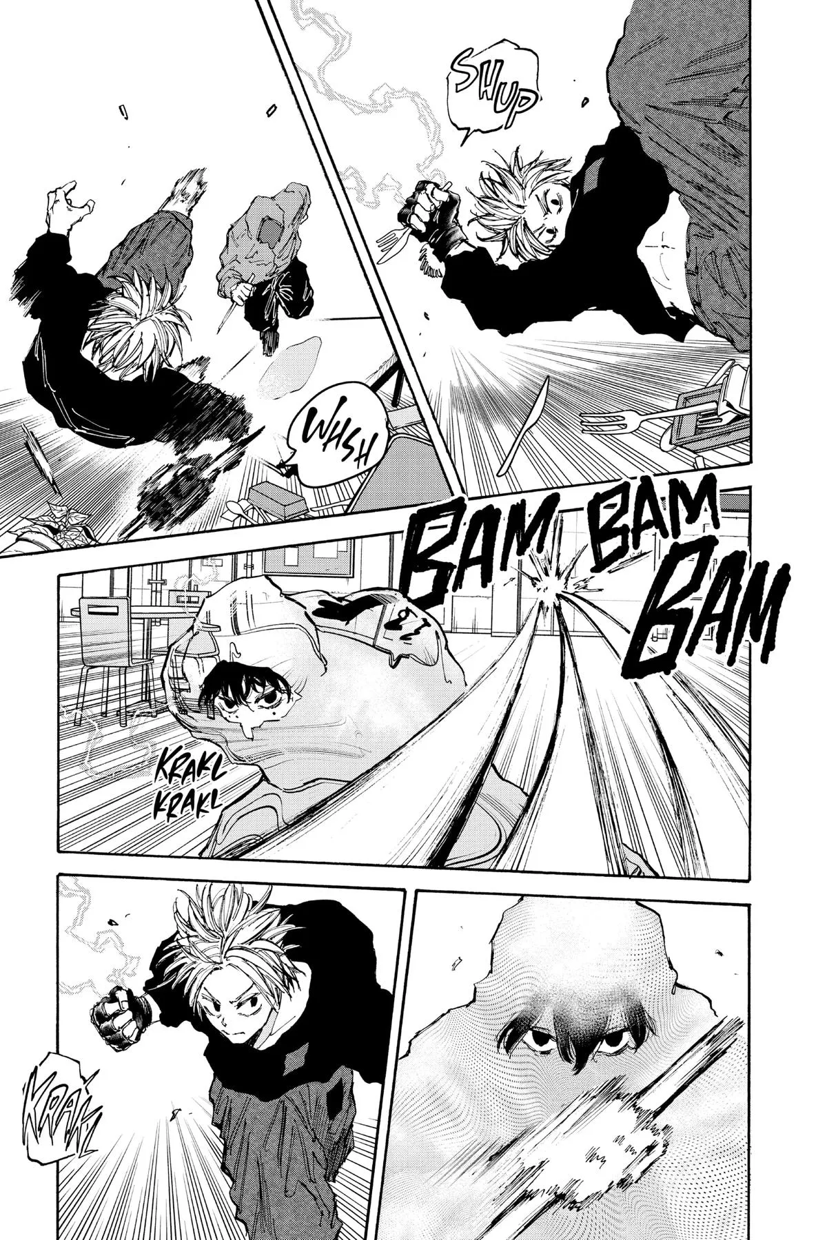 Sakamoto fight scene Chapter 94