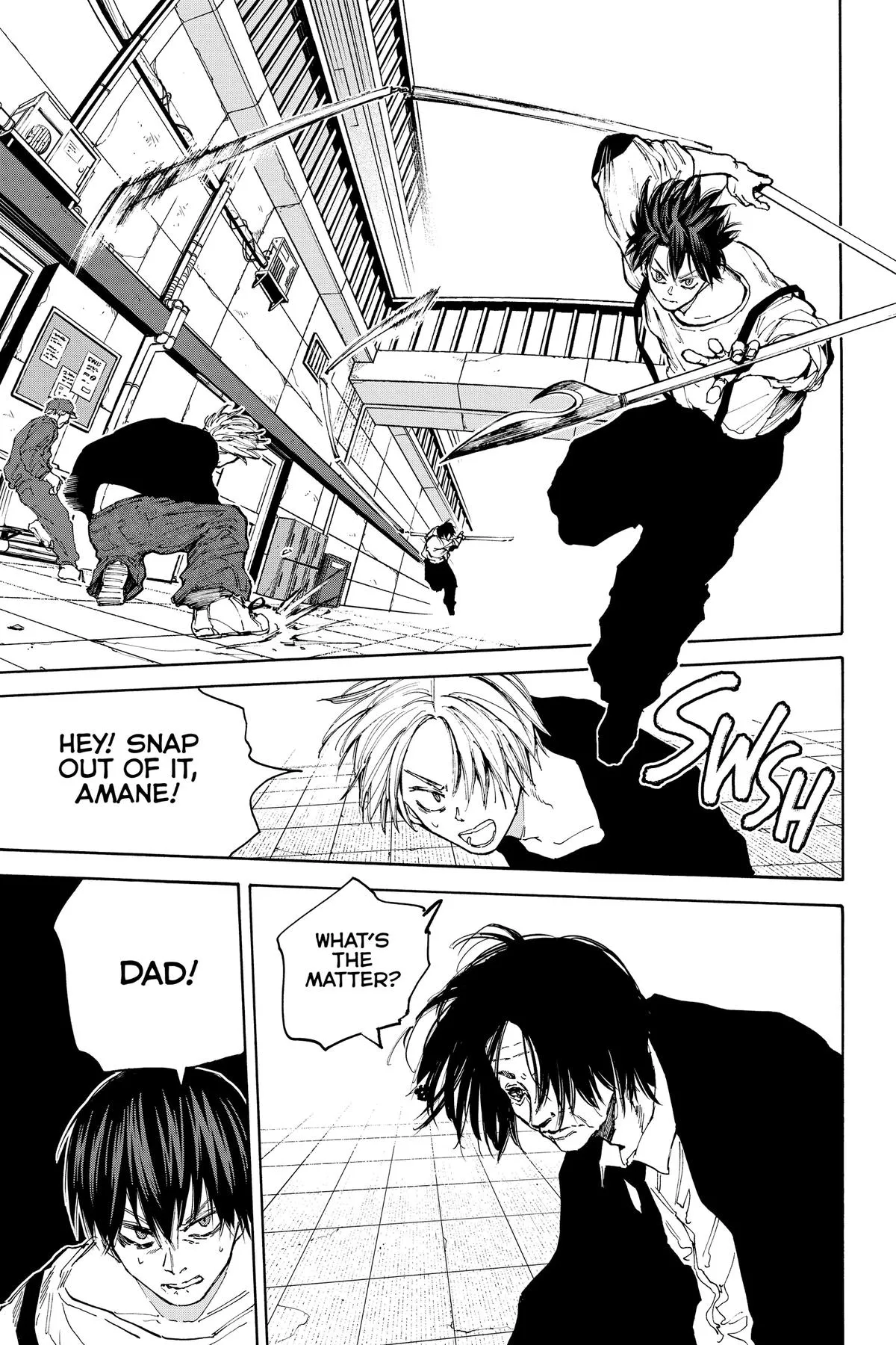 Sakamoto Days chapter 95 manga panel