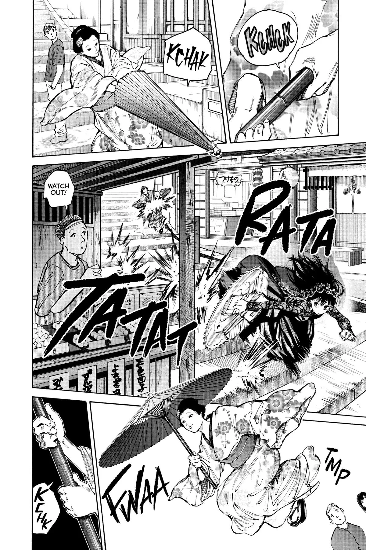 Sakamoto fight scene Chapter 97
