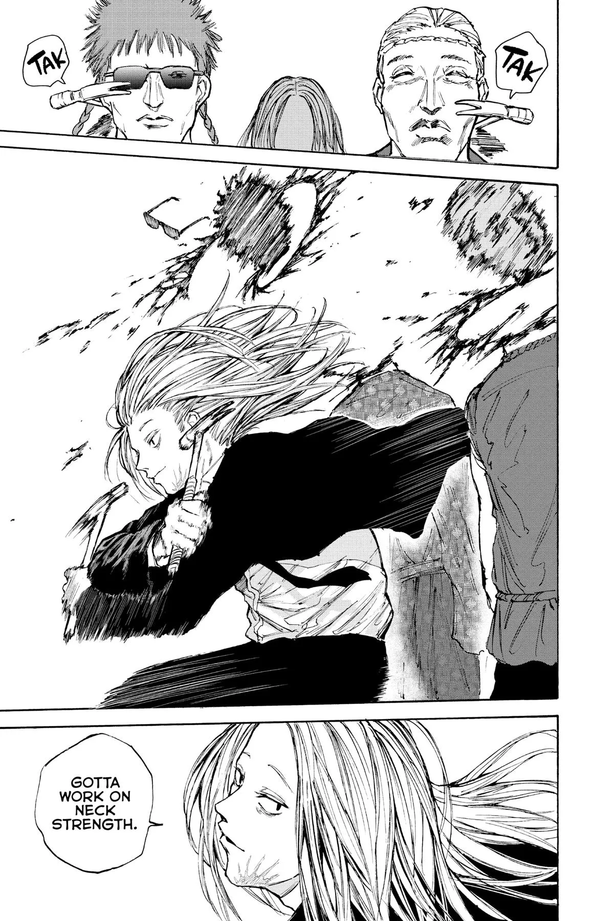 Sakamoto fight scene Chapter 97